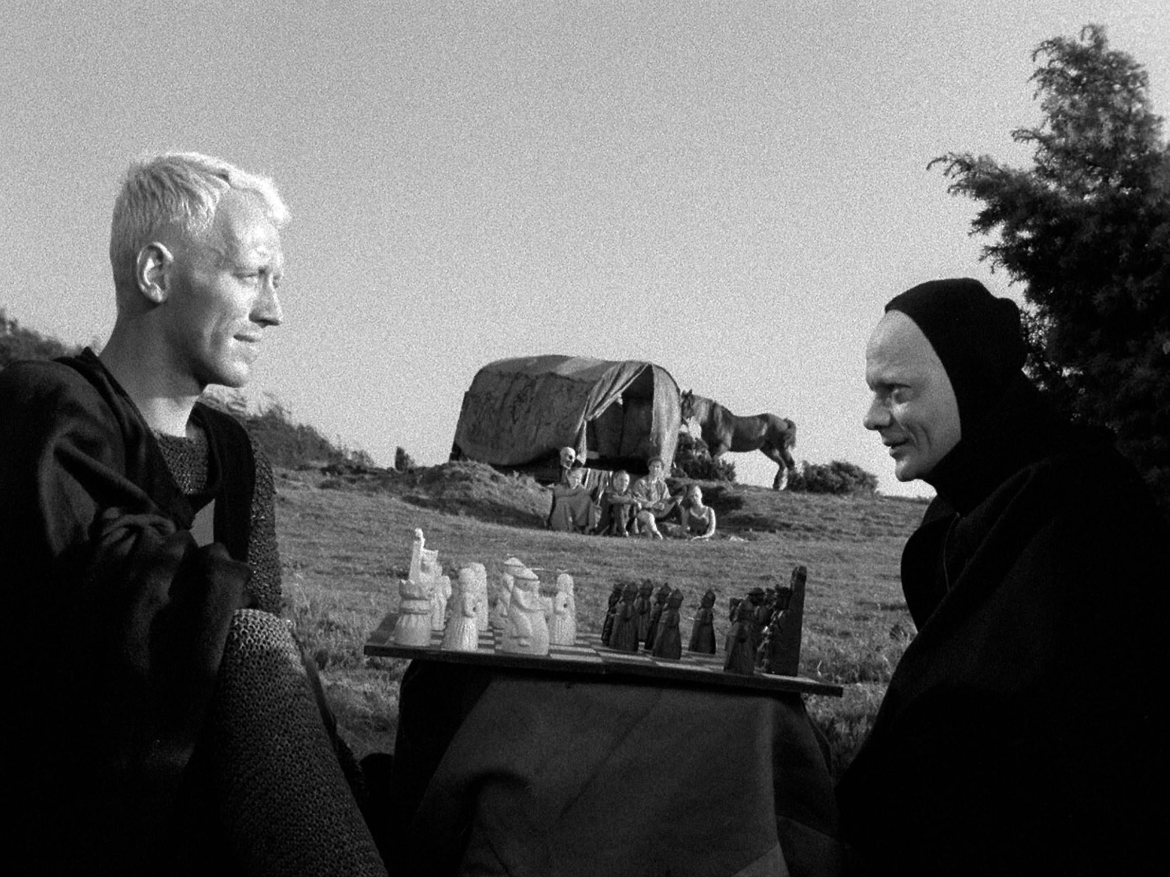 The iconic chess sequence in ‘The Seventh Seal’