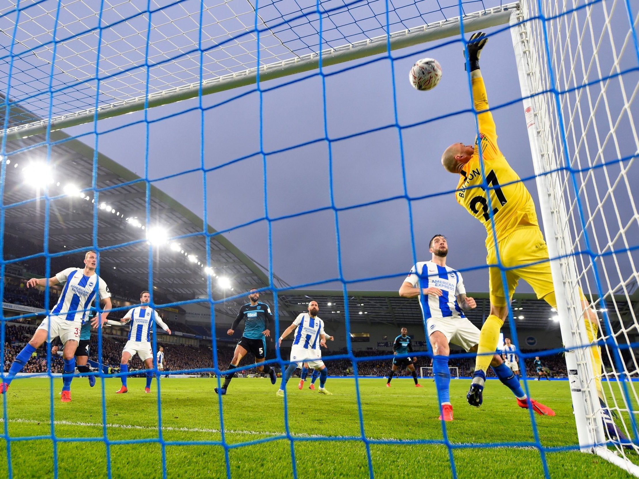 Tosin Adarabioyo hit the bar for the Baggies