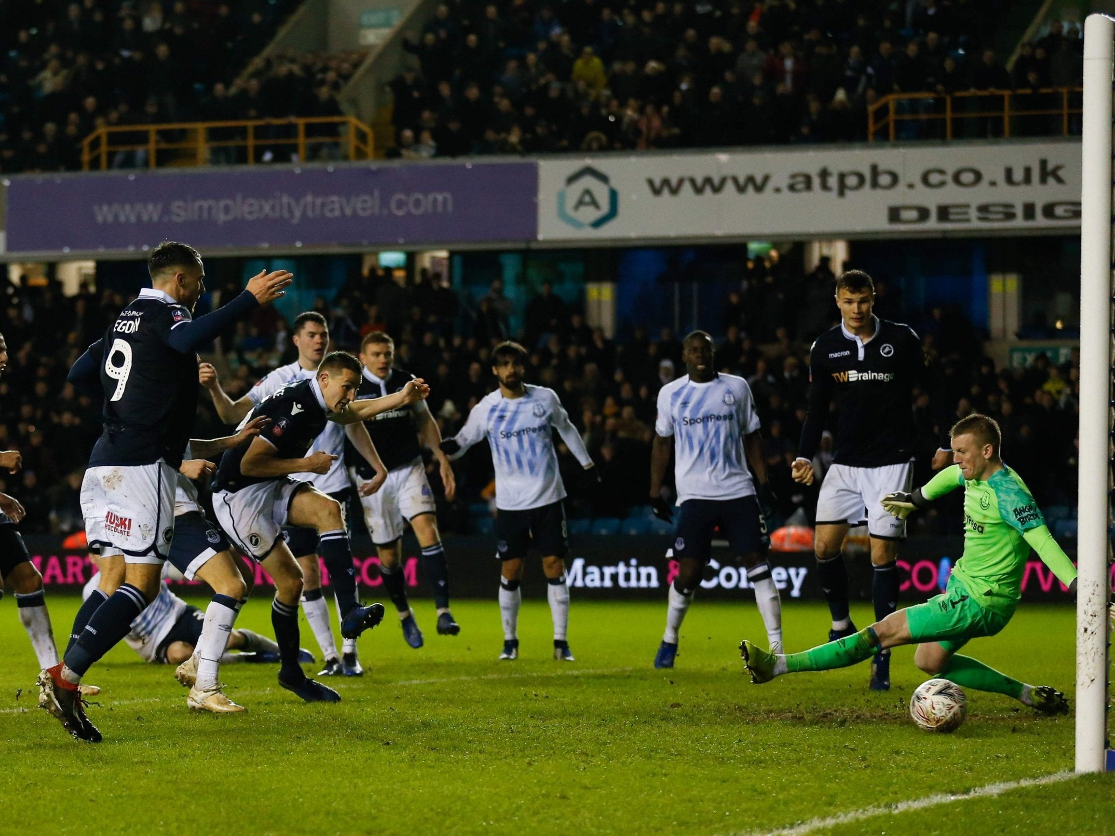 The moment Wallace put Millwall through to the fifth round