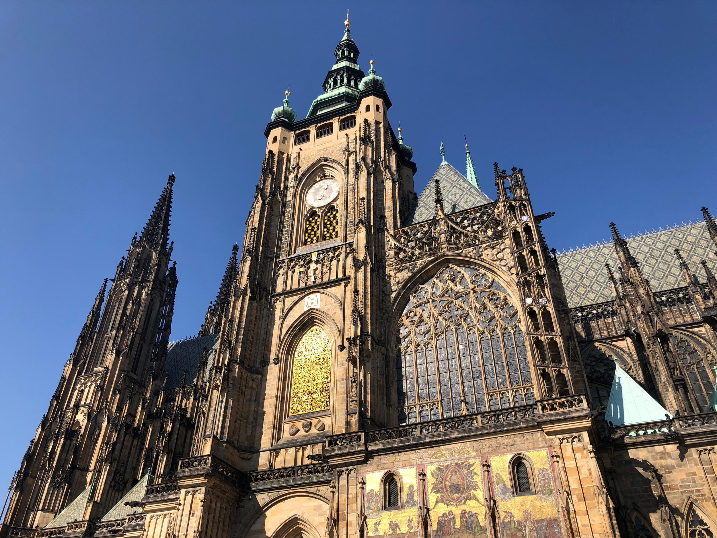 The St Vitus Cathedral in Prague