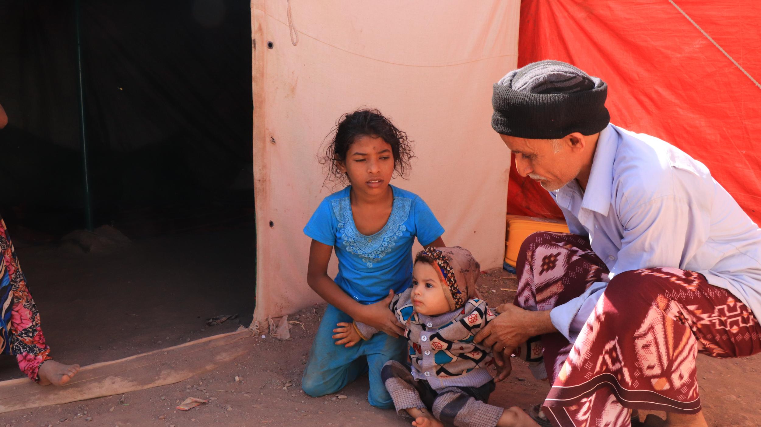 Abdu Muqbel, who was displaced from Hodeidah, says his relatives who remained in the port city fear for their lives