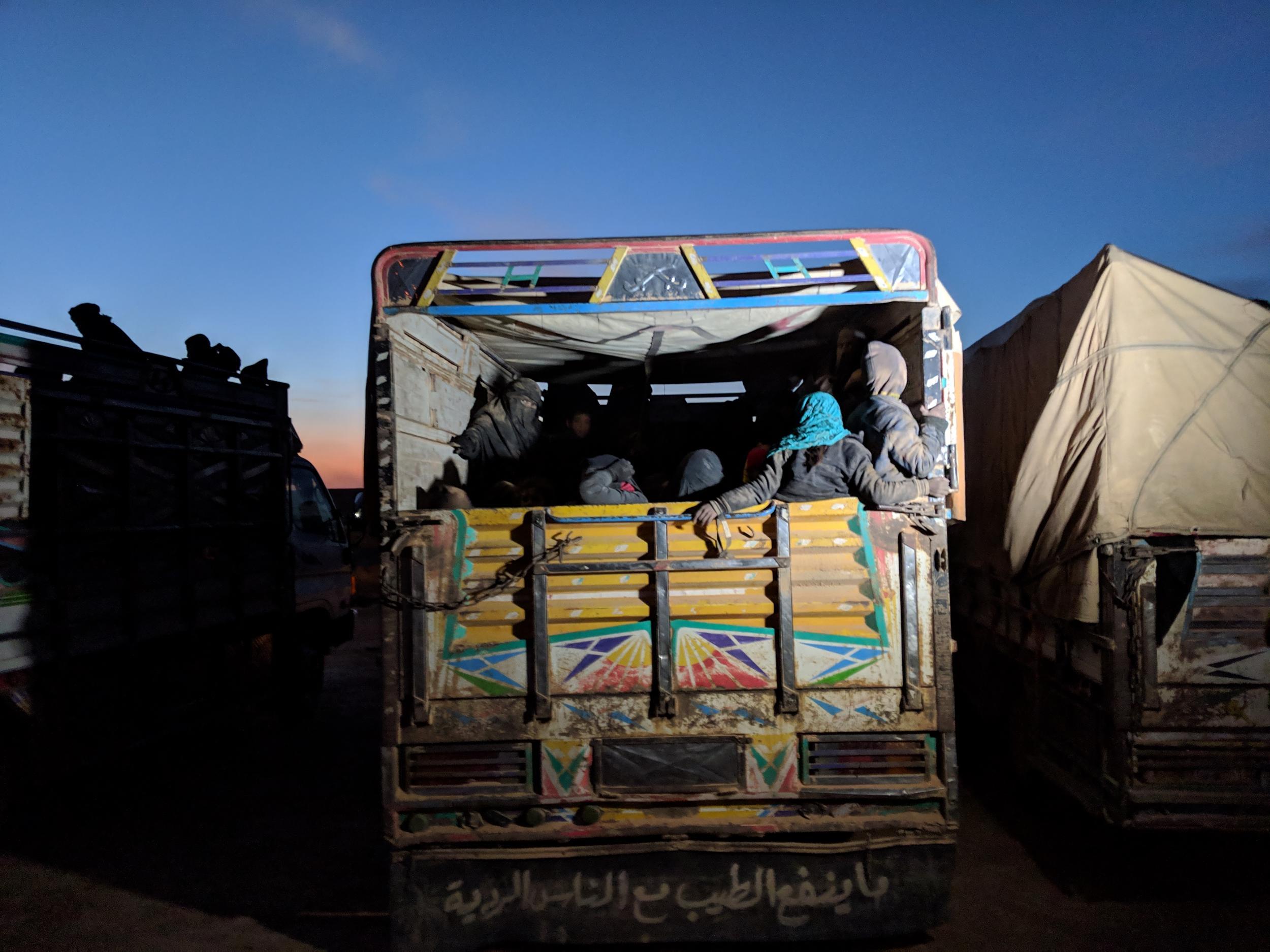 In Syria, thousands flee last Isis territory with tales of horror: ‘We were starving there’