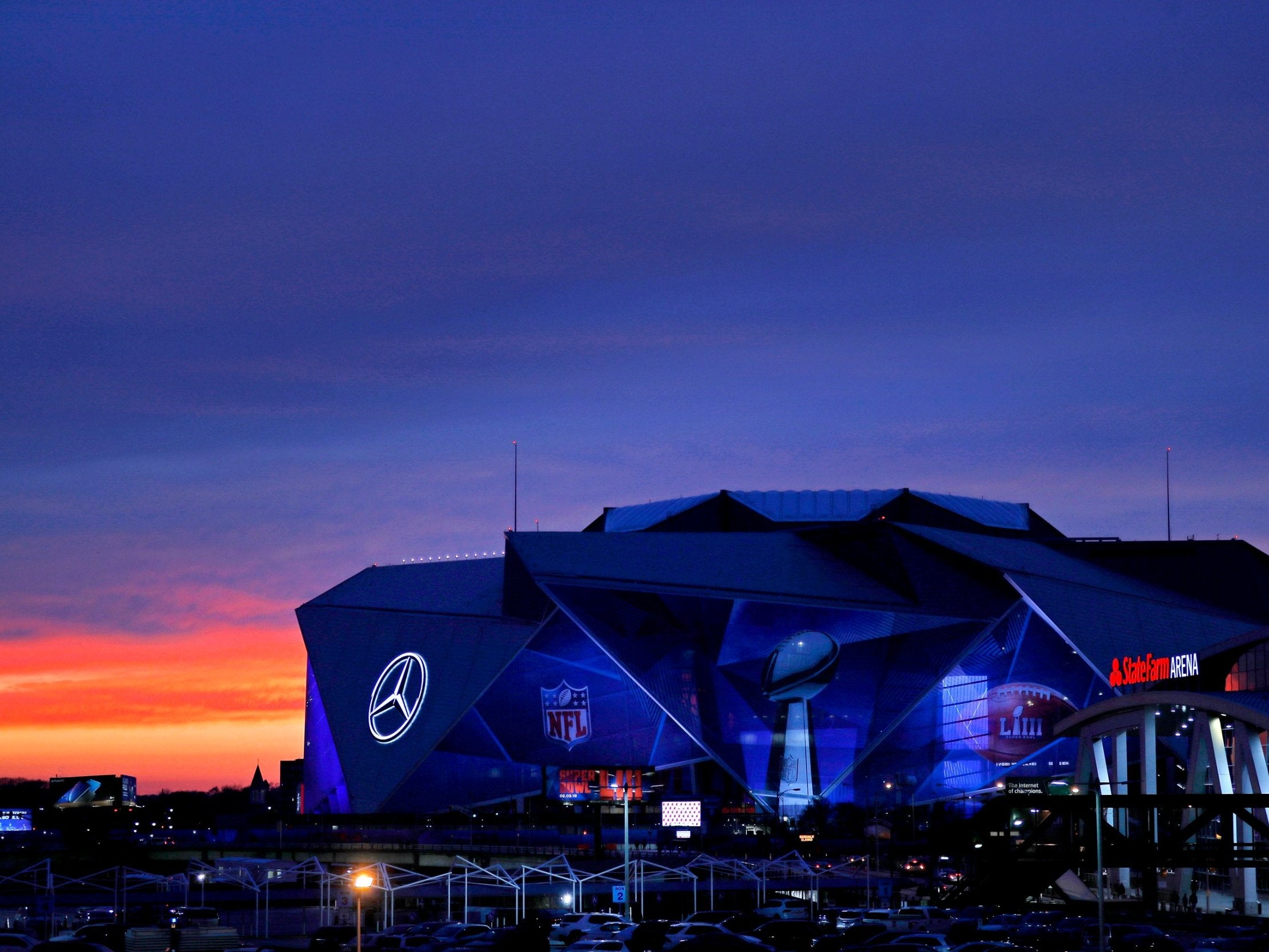 The Mercedes-Benz Stadium in Atlanta will host Super Bowl 53