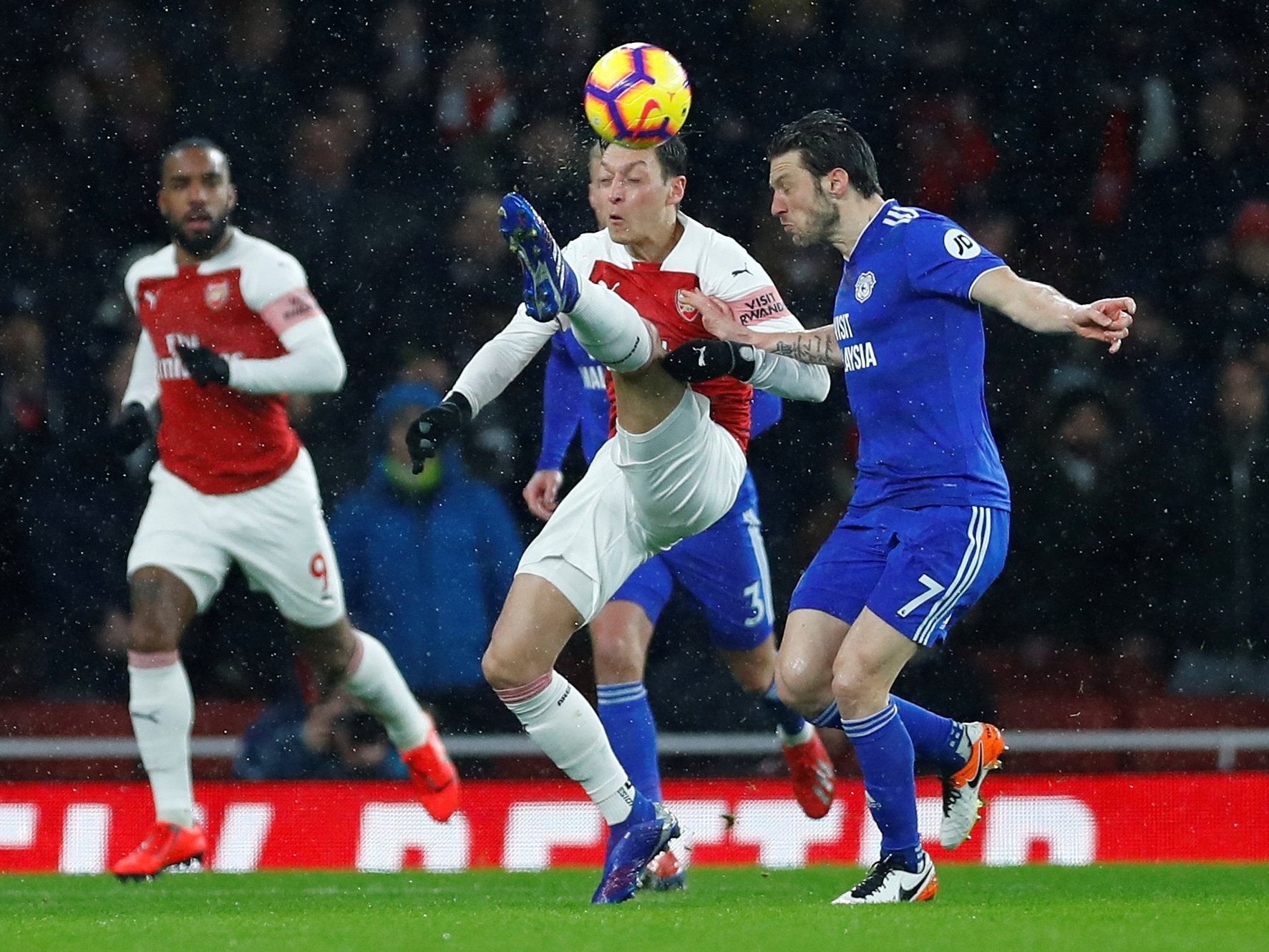 Arsenal and Cardiff City meet at the Emirates