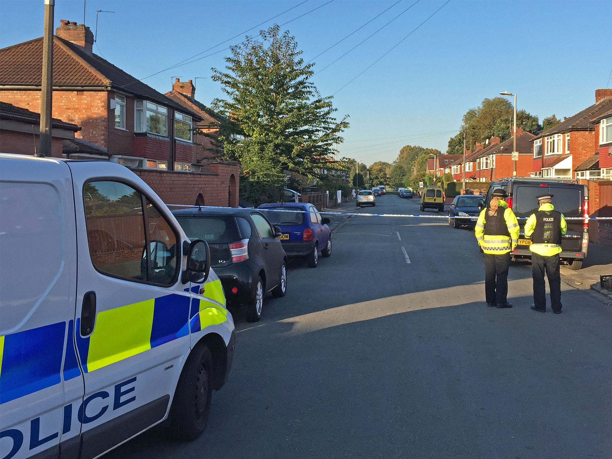 Christian Hickey and his mother Jayne were shot on the doorstep of their Salford home in October 2015