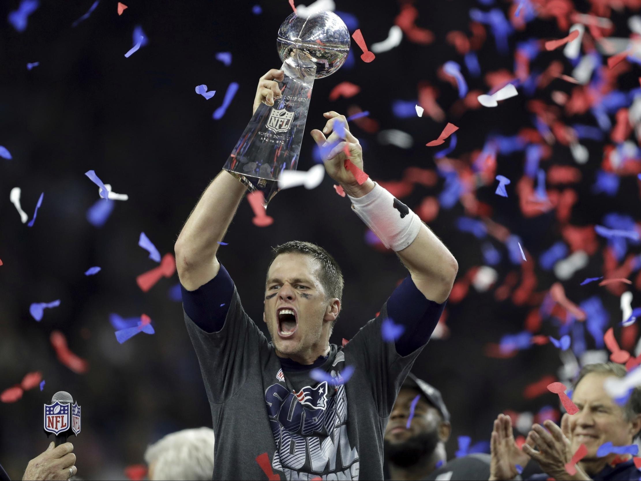 Brady will go for a sixth Super Bowl title on Sunday