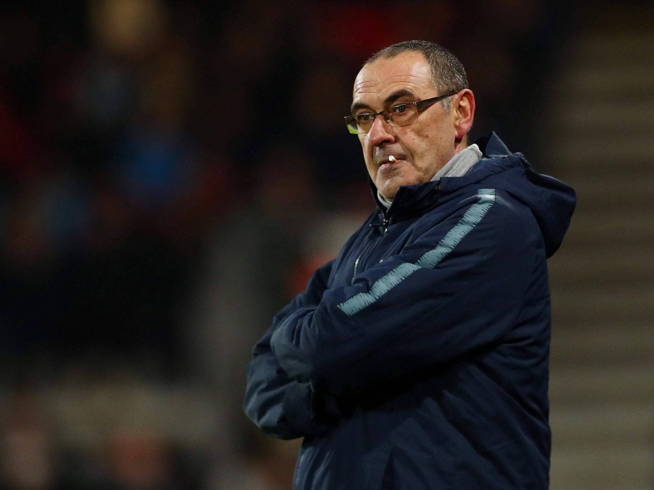 Maurizio Sarri was angry with his team’s performance at Bournemouth