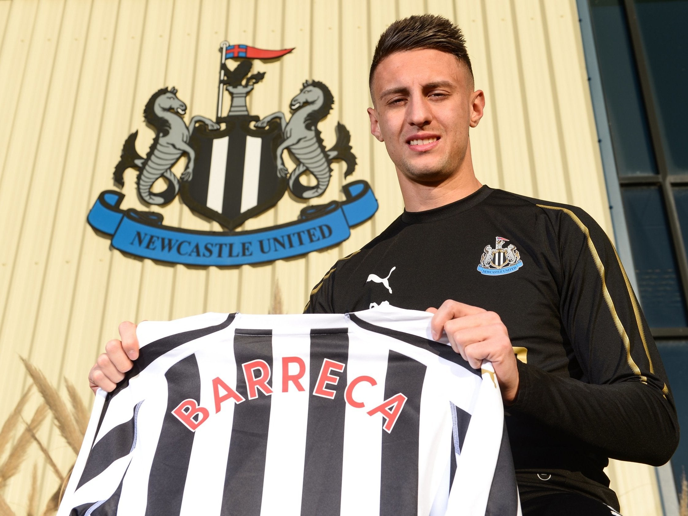 Antonio Barreca has joined Newcastle United until the end of the season on loan