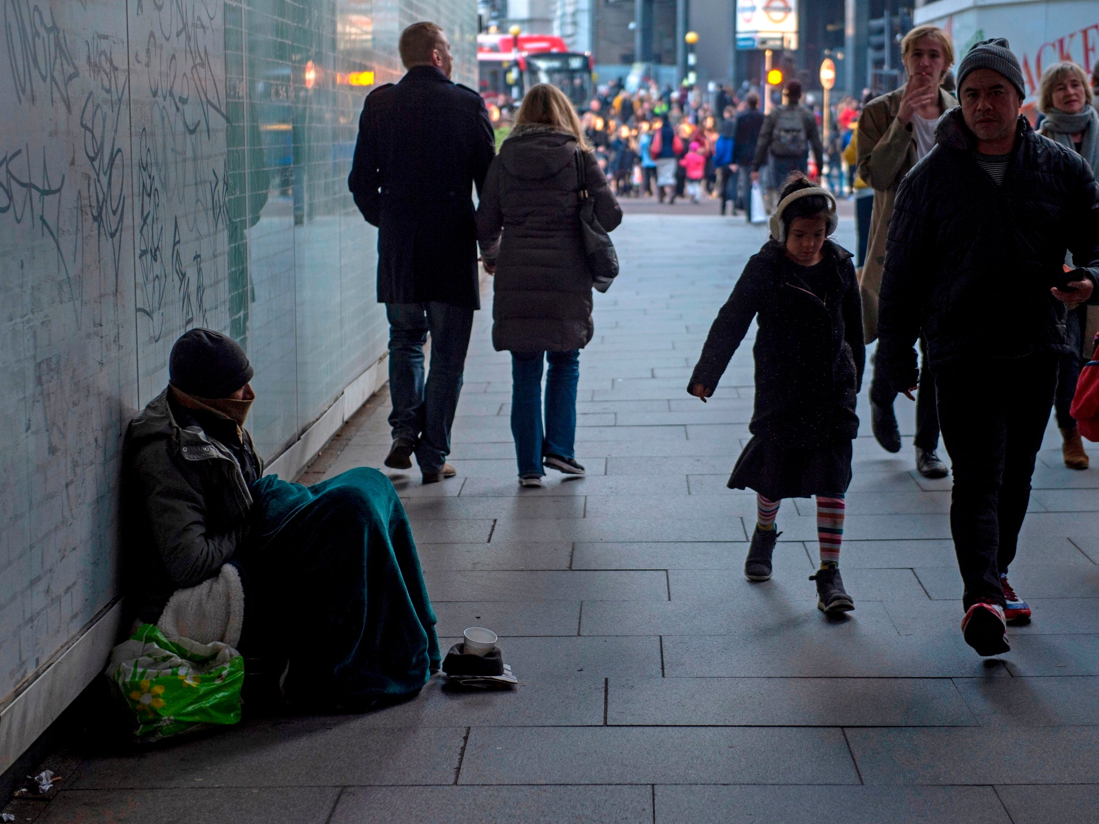 Data published by the ONS show 574 homeless people were recorded to have died in urban areas in 2017, compared with just 26 in rural areas