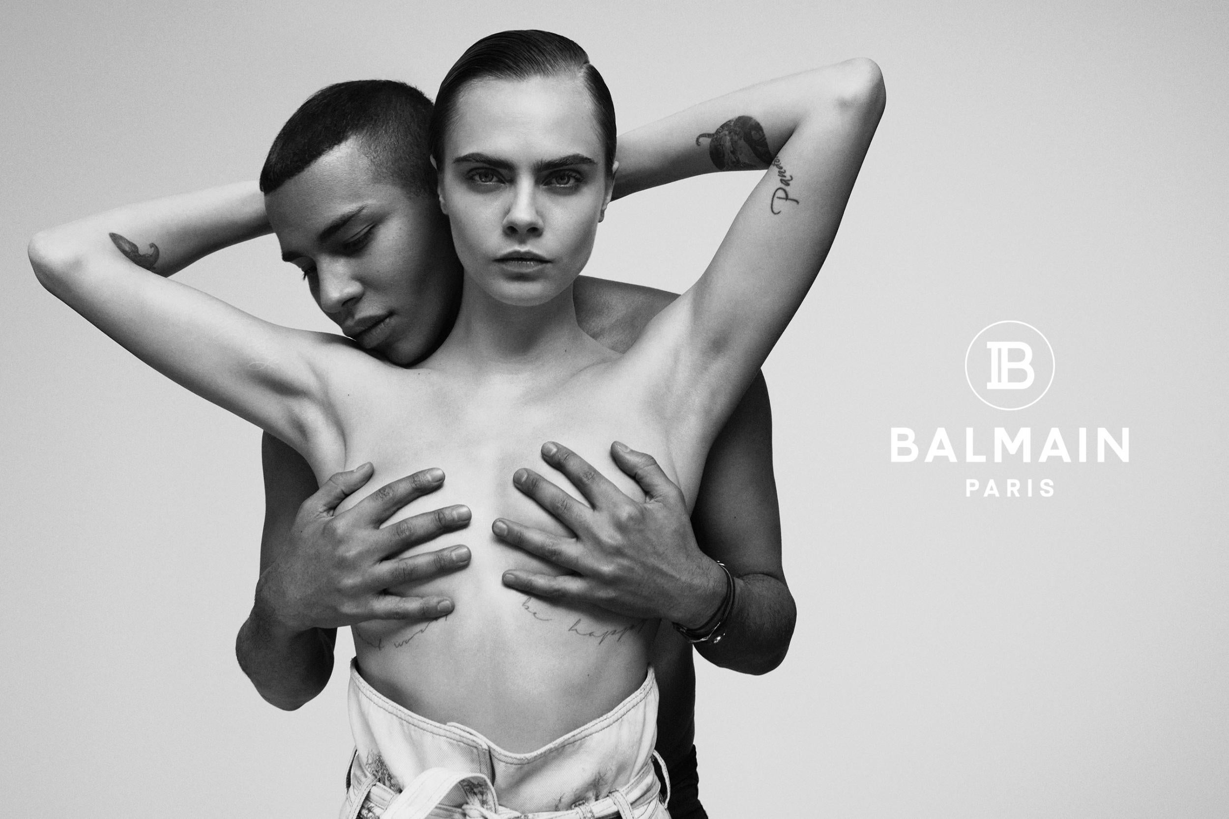 Balmain SS19 campaign; Photographer Dan Beleiu