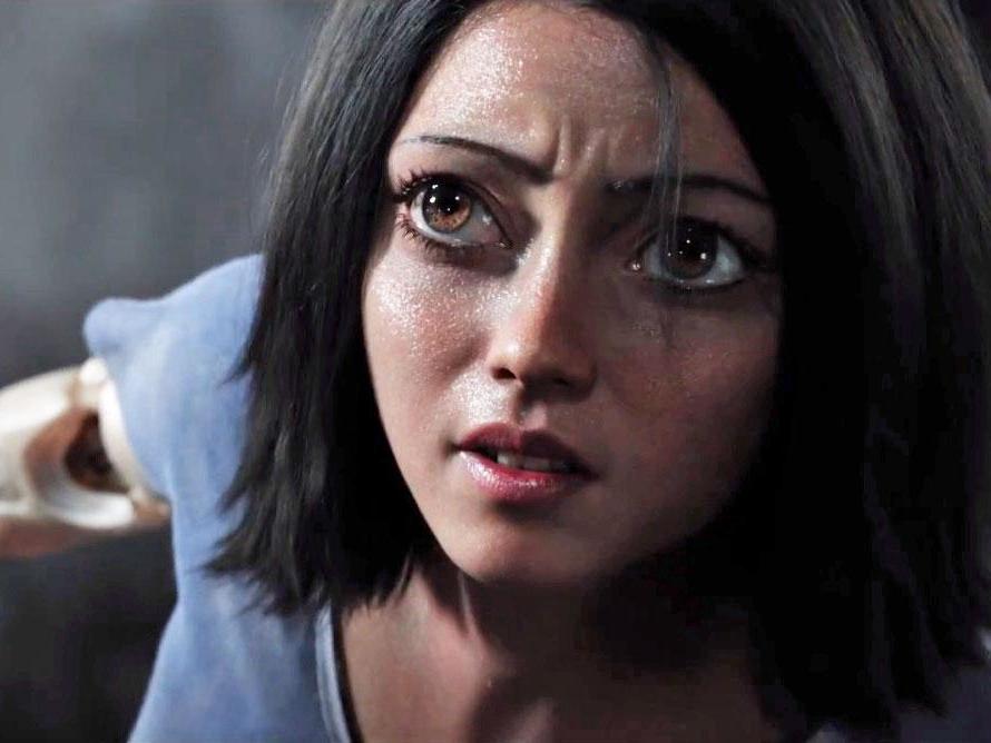 Rosa Salazar in ‘Alita: Battle Angel’