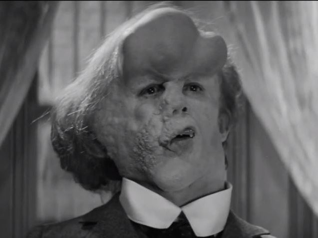 Scene from David Lynch's film The Elephant Man