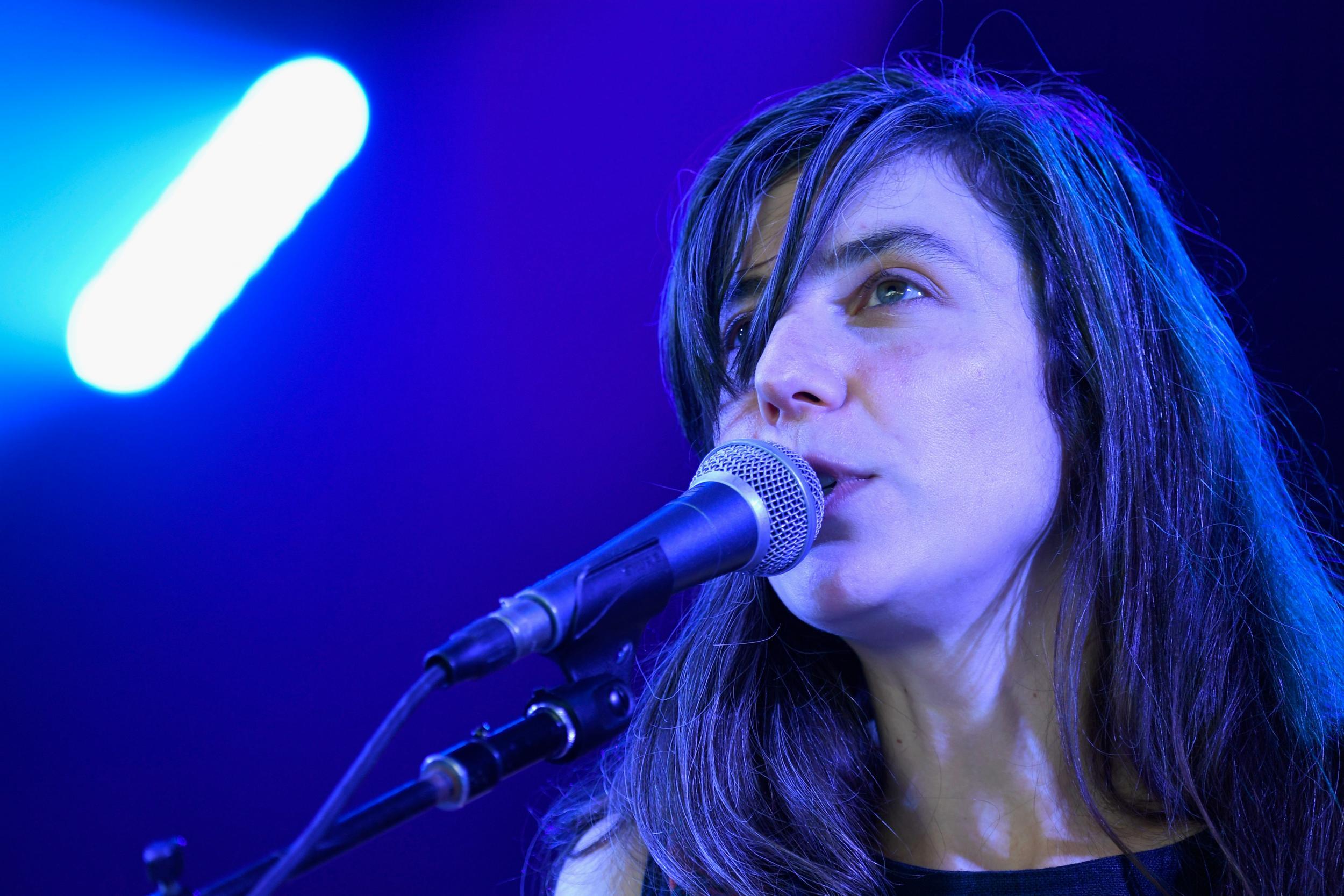 Julia Holter performs at FYF Fest in 2016