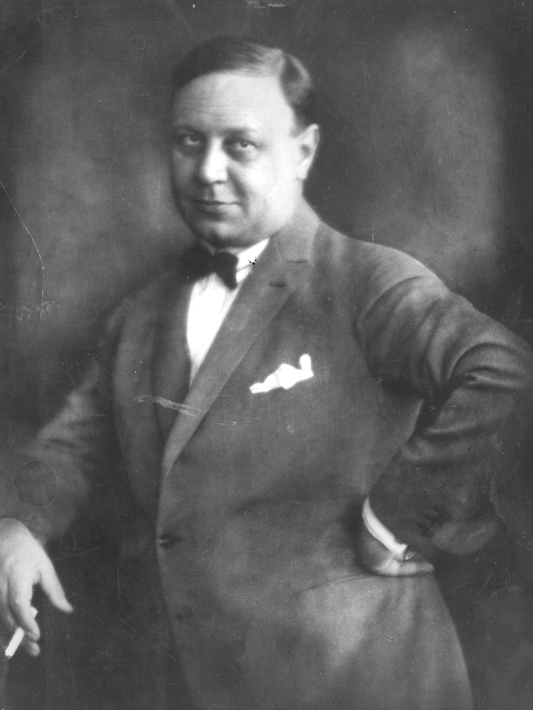 A portrait of Emil Jannings, circa 1930