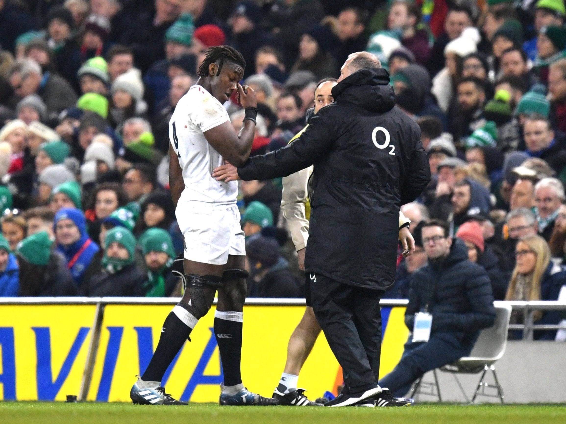 Itoje suffered a nasty knee injury that could sideline him for some time