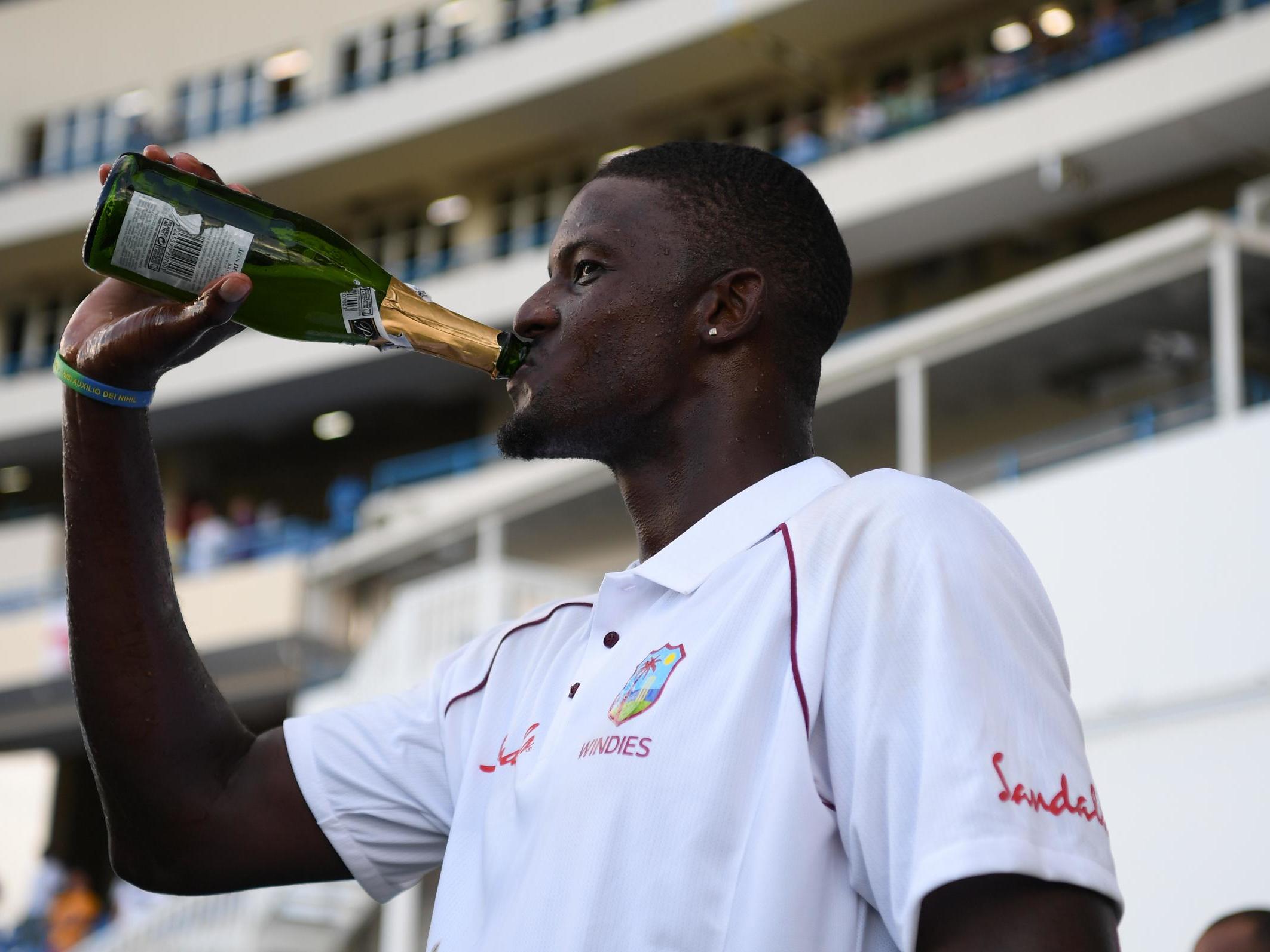 Jason Holder makes the most of West Indies’ celebrations