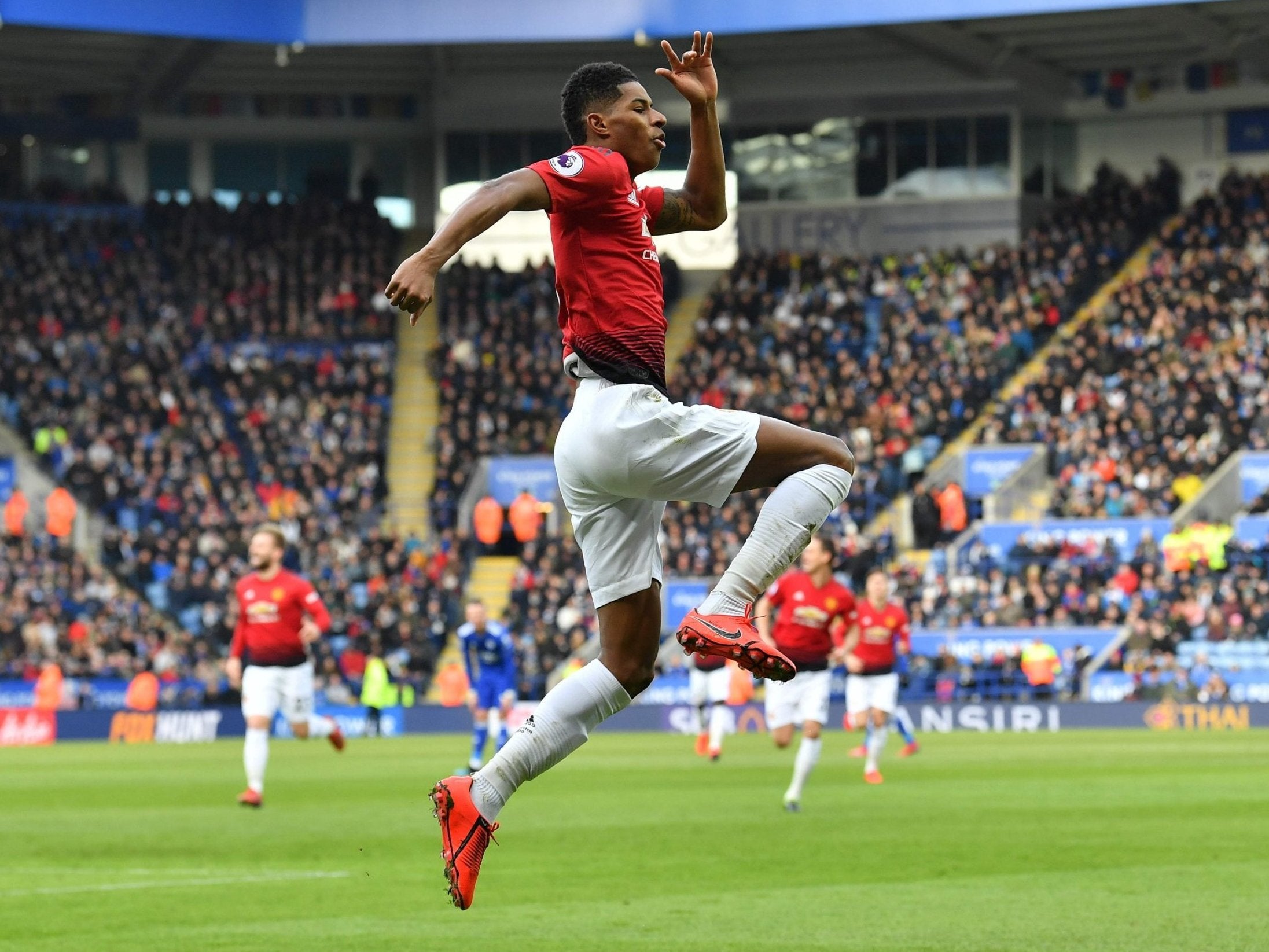 Rashford has stolen the headlines with his goalscoring form (AFP/Getty)