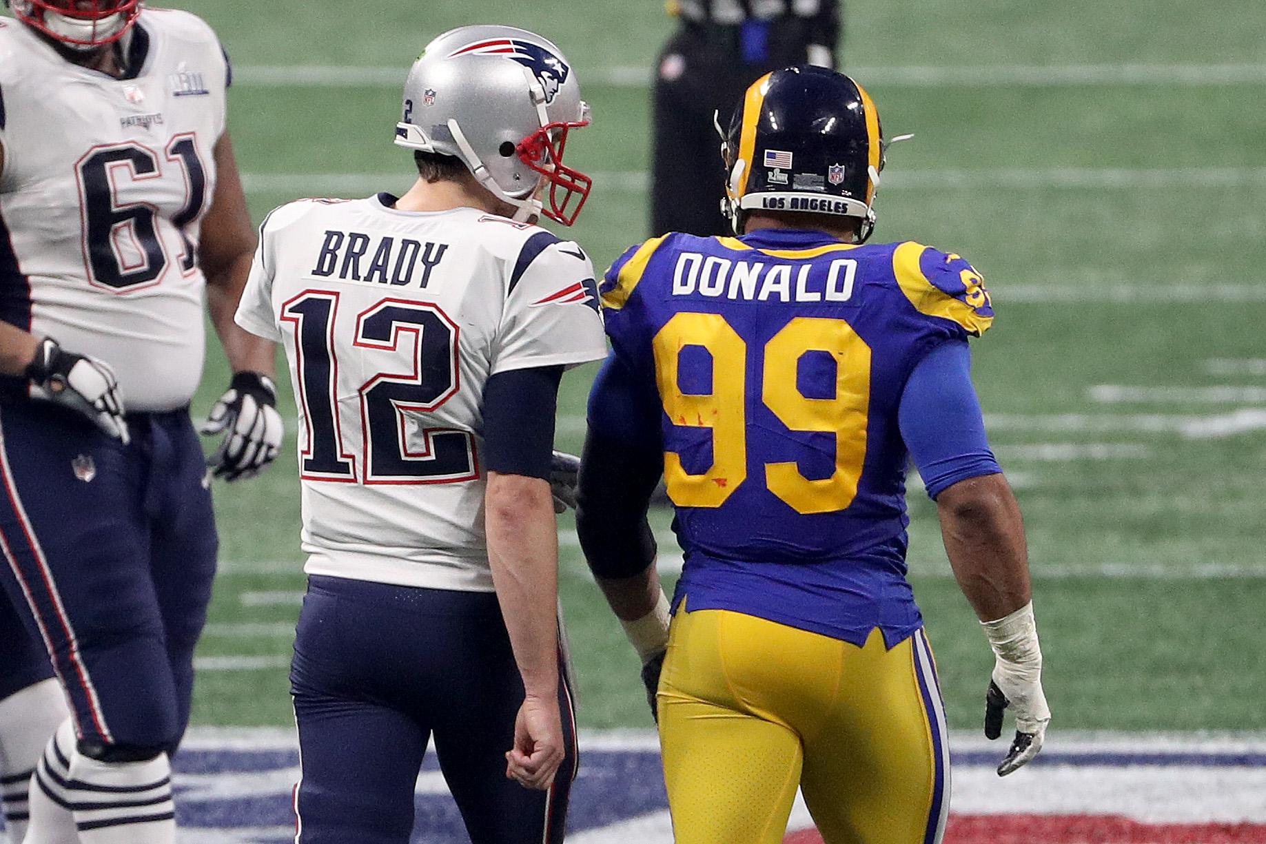 The Rams face a tough ask to come back after losing to Brady and the Patriots (Getty)