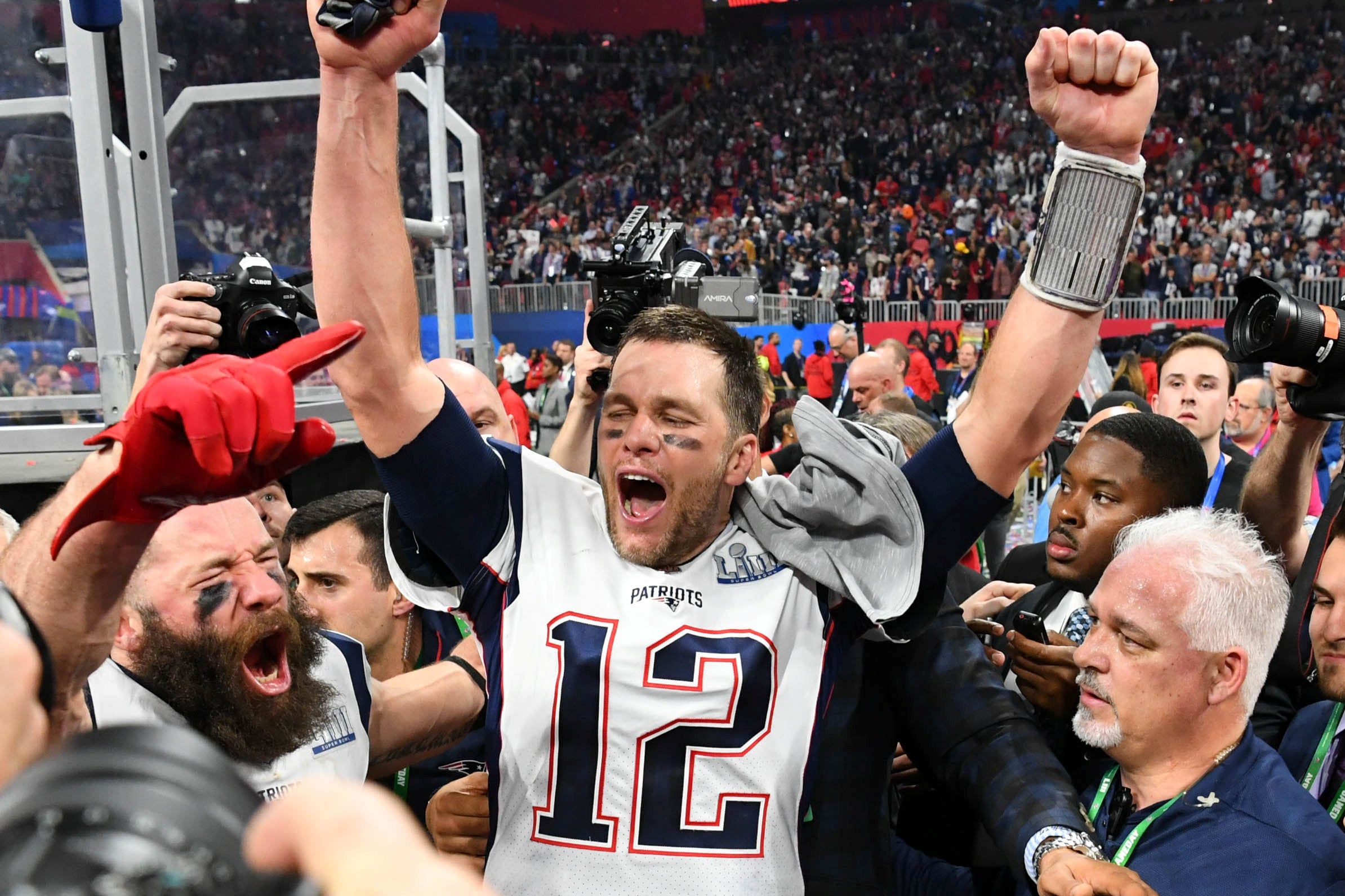 Tom Brady...winning...again...