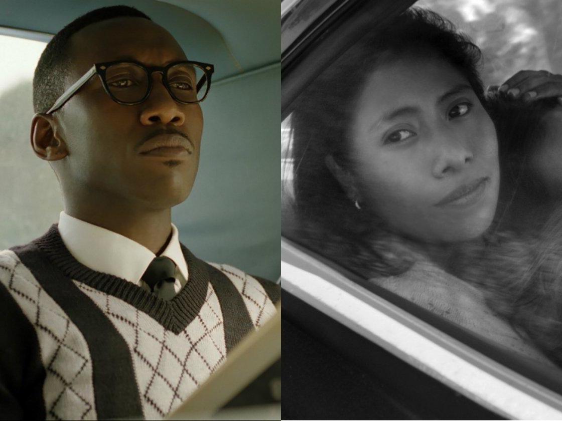 Mahershala Ali in ‘Green Book’ and Yalitza Aparicio in ‘Roma’