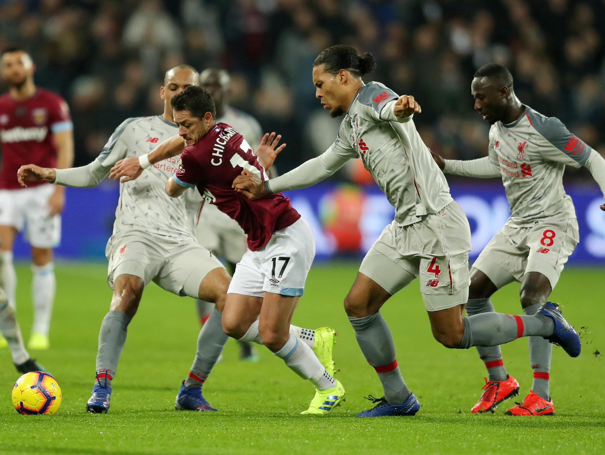 It was a tough night at the back (Getty)