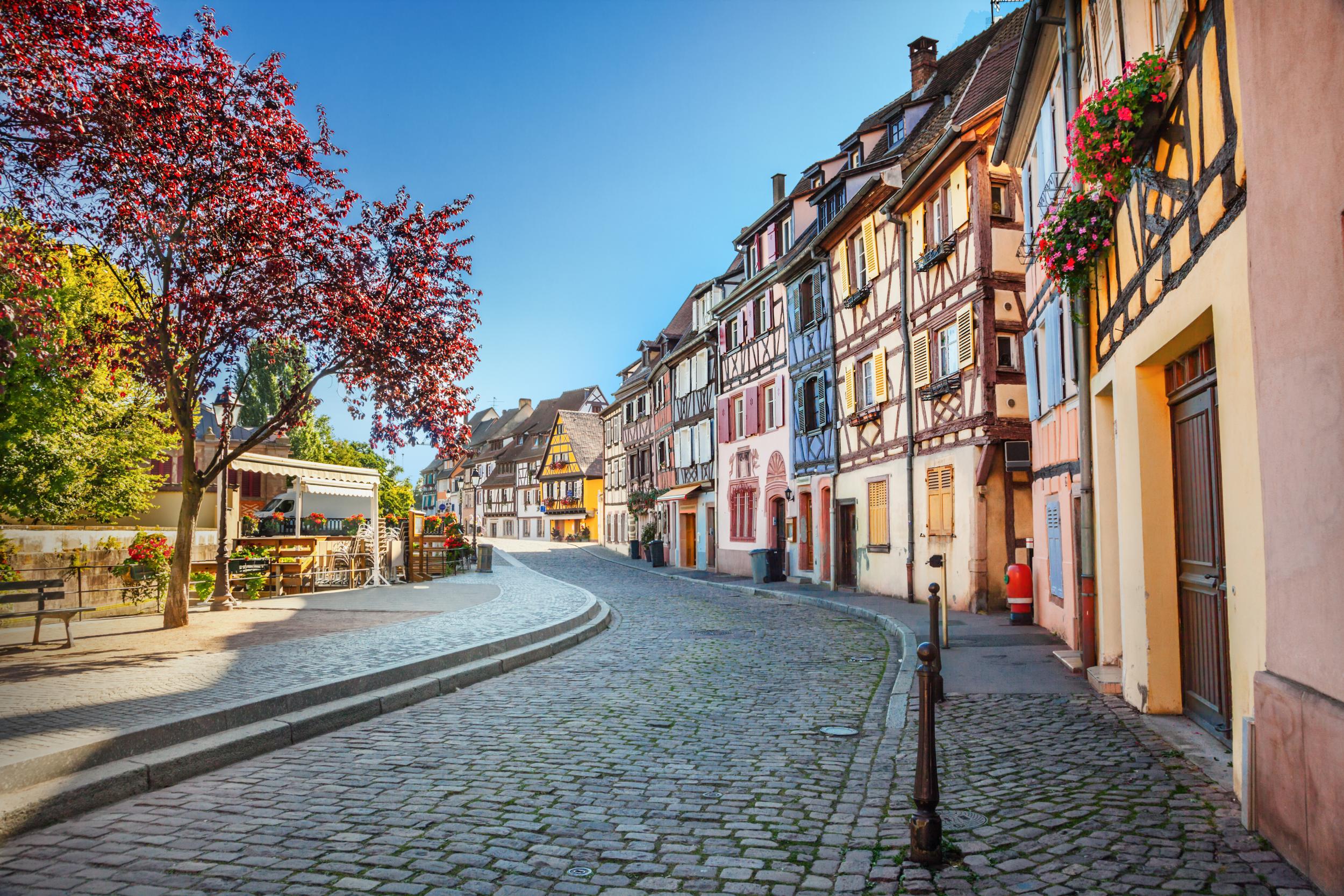 Colmar's cobbled streets