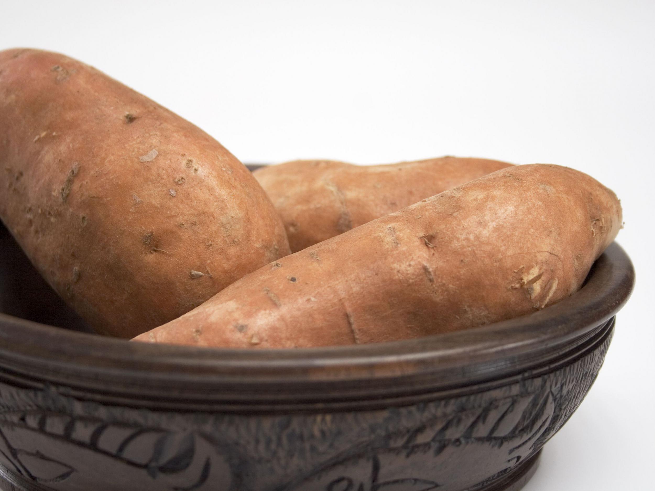 Sweet potatoes are popular in the UK, despite traditionally being produced in southern India