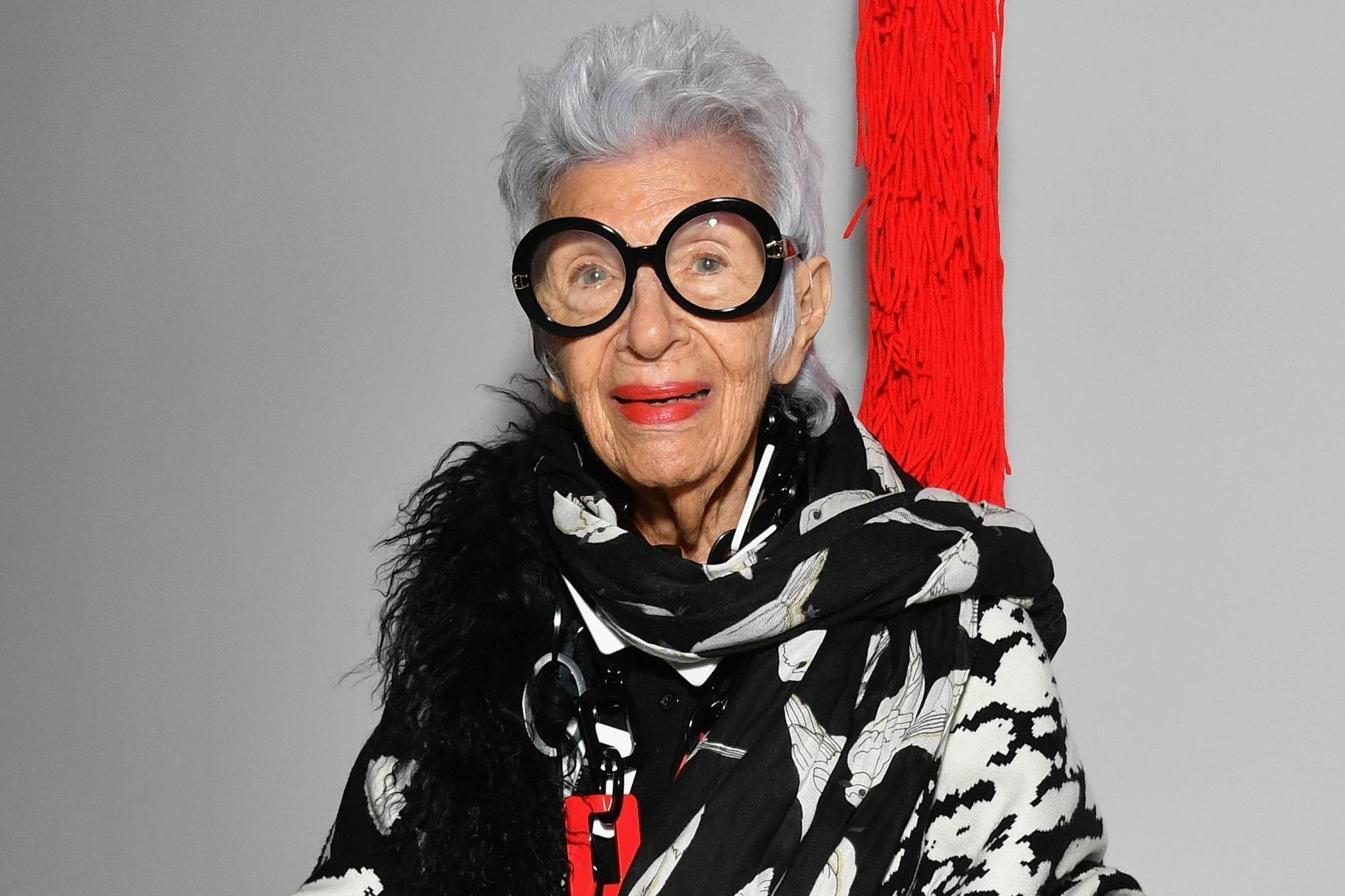 Iris Apfel has been signed to modelling agency IMG (Getty)