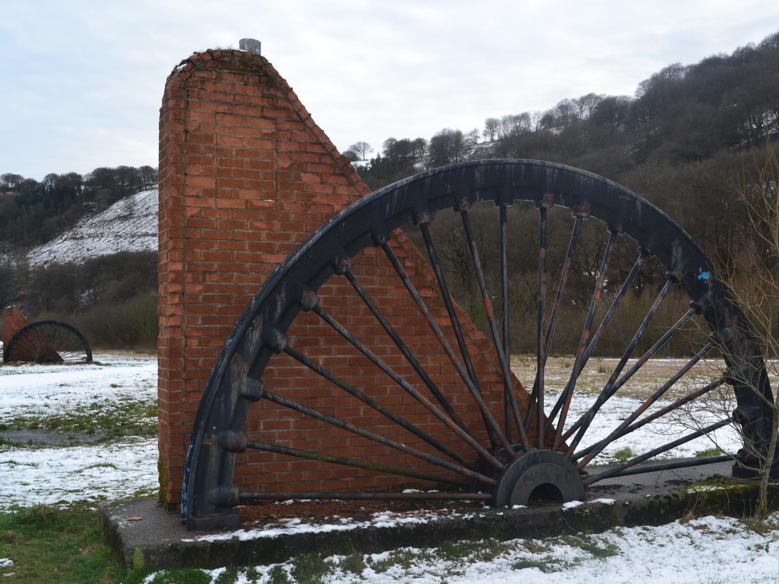 The visible remains of Marine Colliery, which was closed in 1989