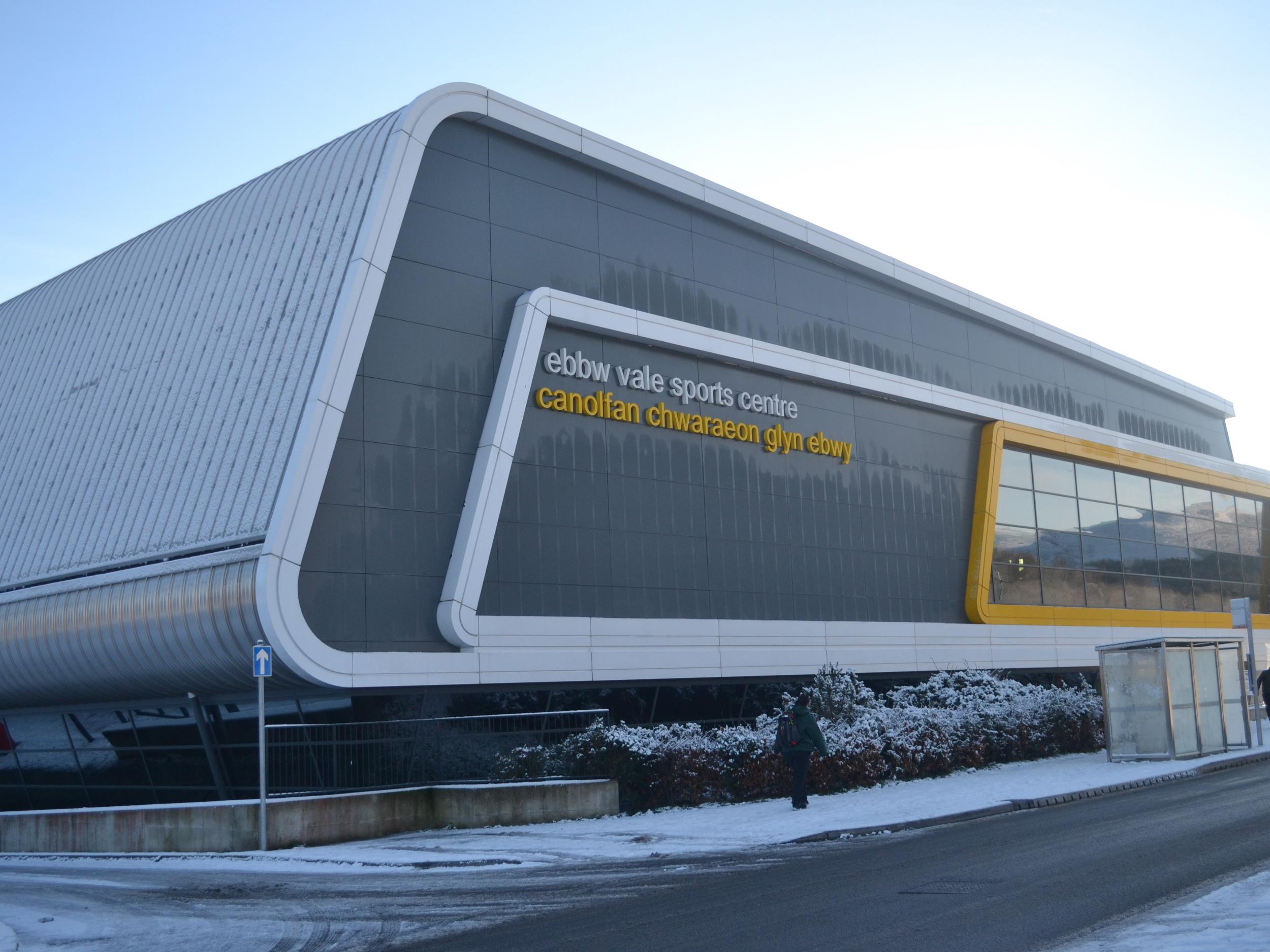 Ebbw Vale Sports Centre, a modern leisure hub with pool and water slides, now occupies part of the old steelworks site