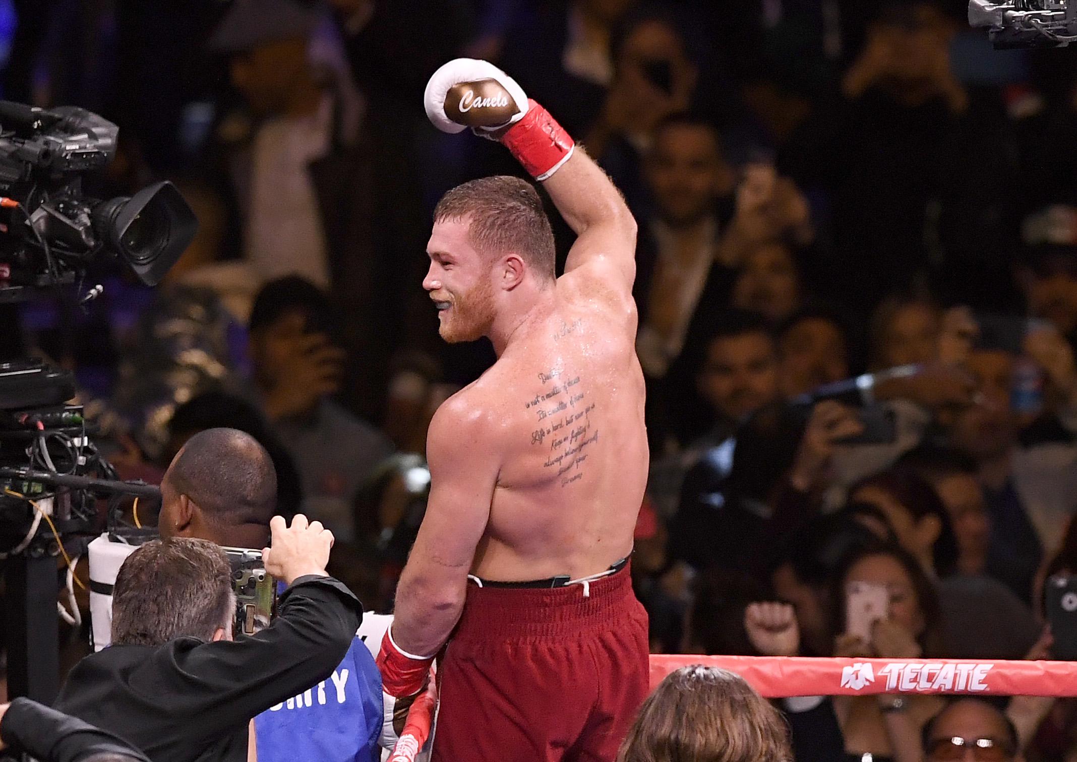 Canelo dispatched Fielding with ease back in December (Getty)