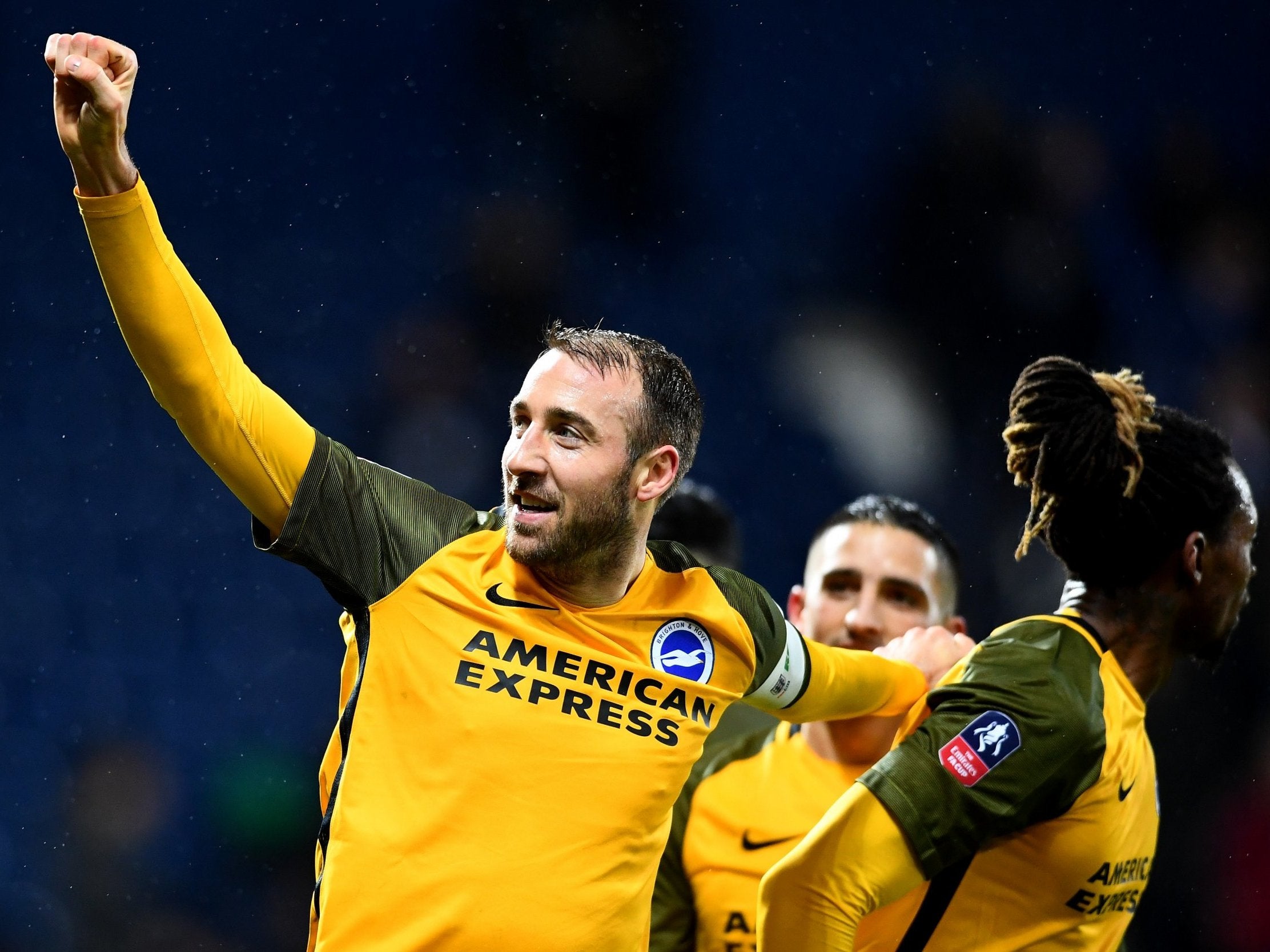 Glenn Murray celebrates putting Brighton ahead