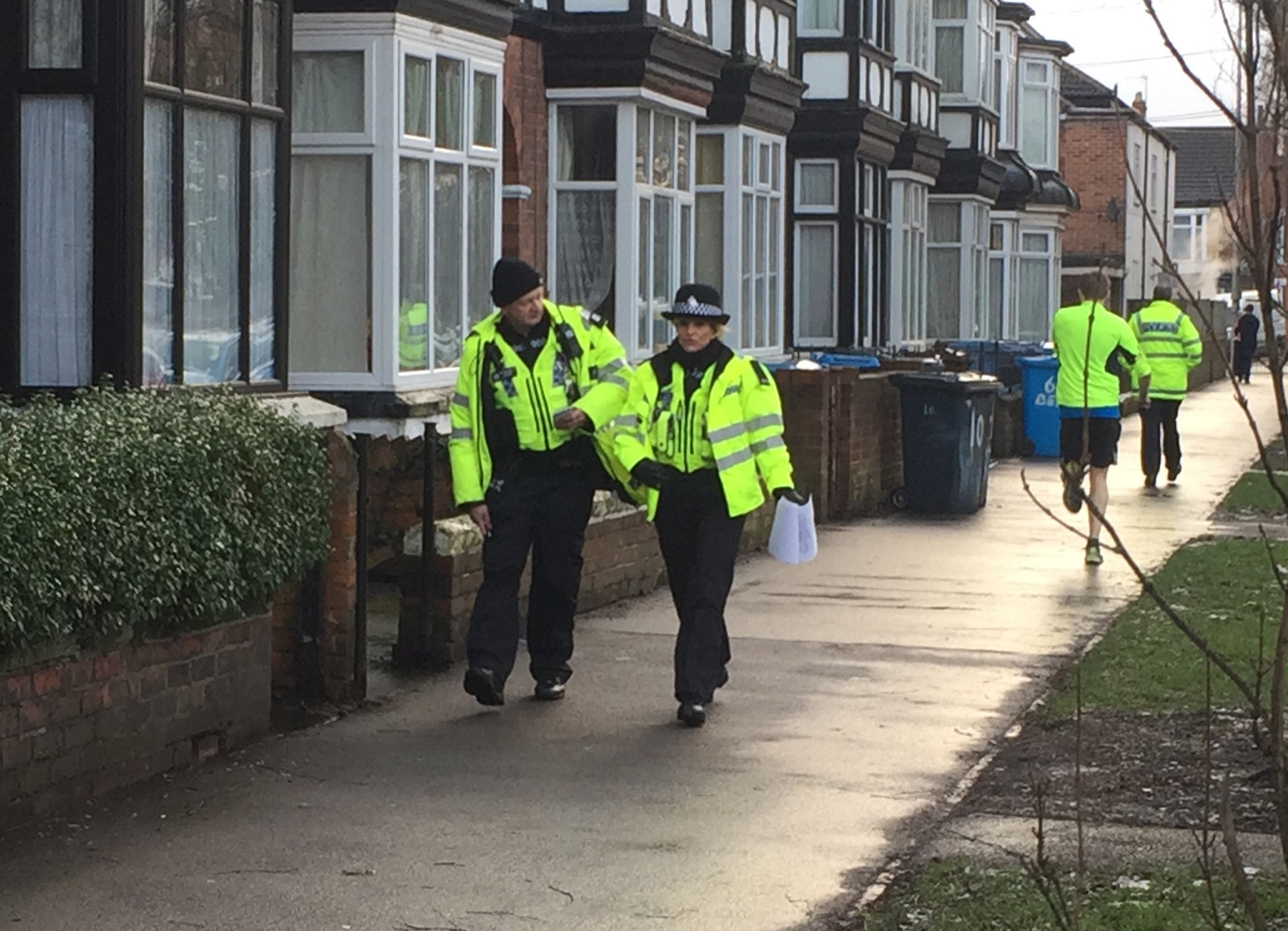 Police conduct door-to-door enquires