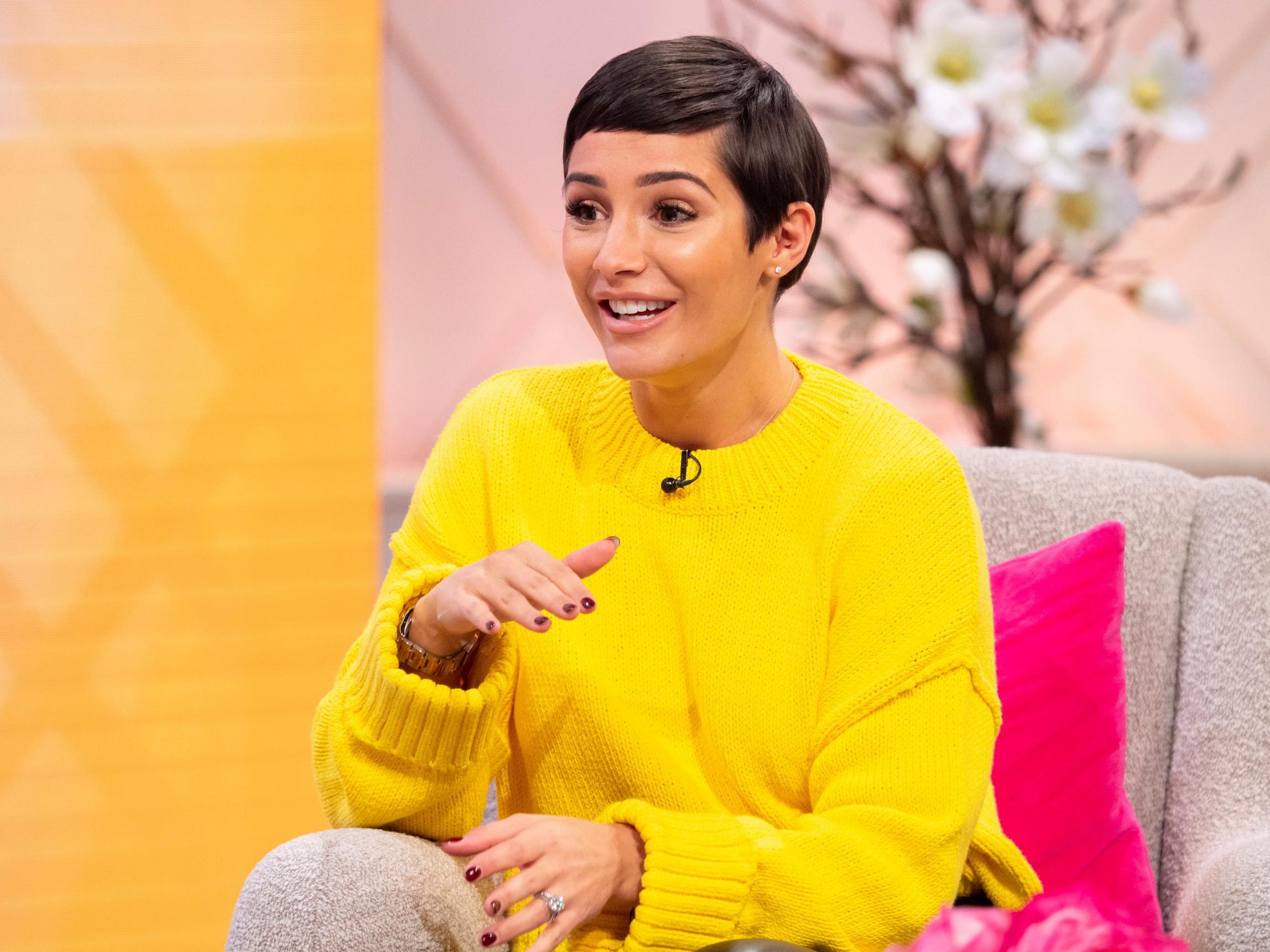 Frankie Bridge on ITV's 'Lorraine', 7 February 2019