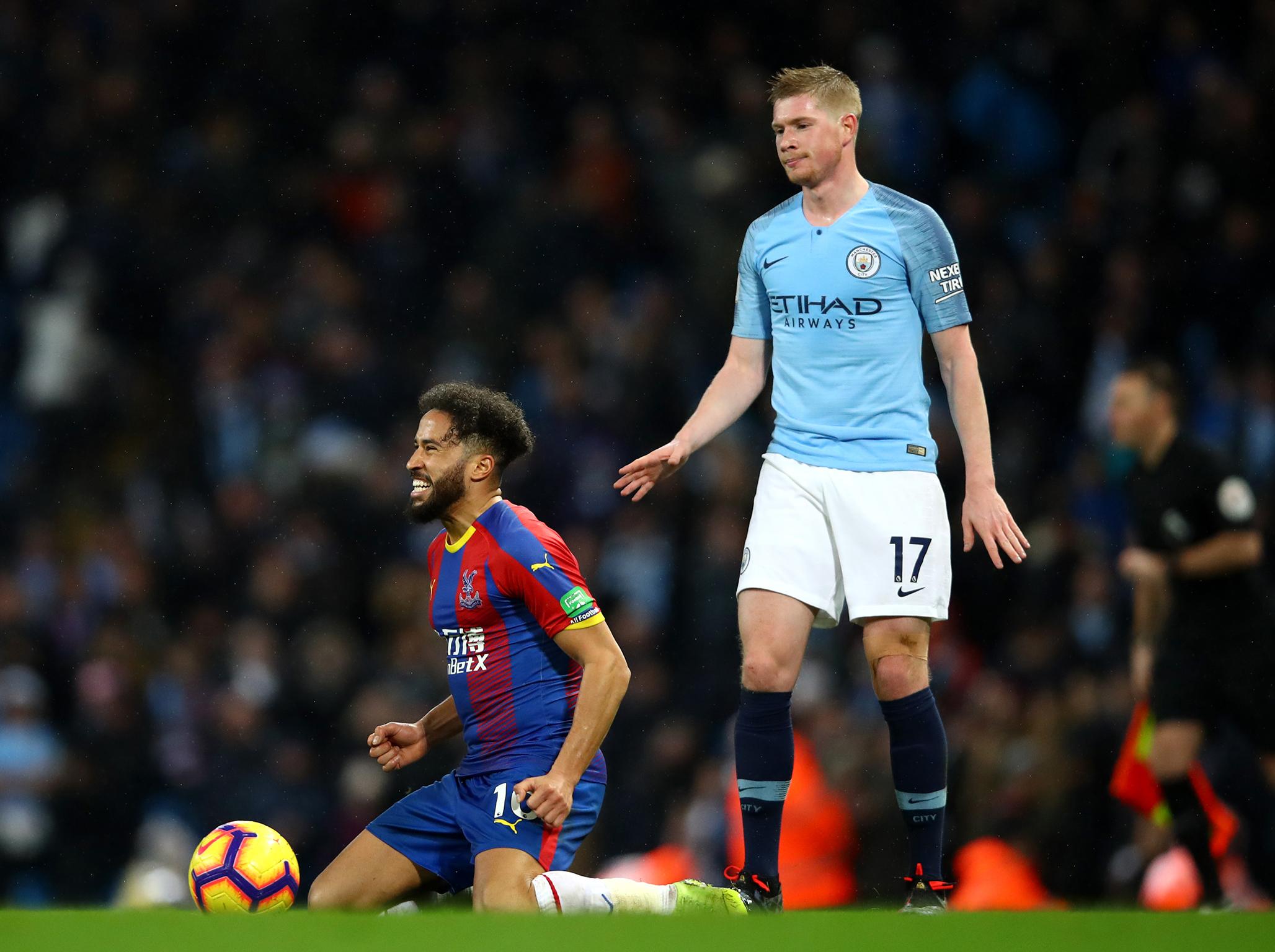 De Bruyne has struggled to regain his place