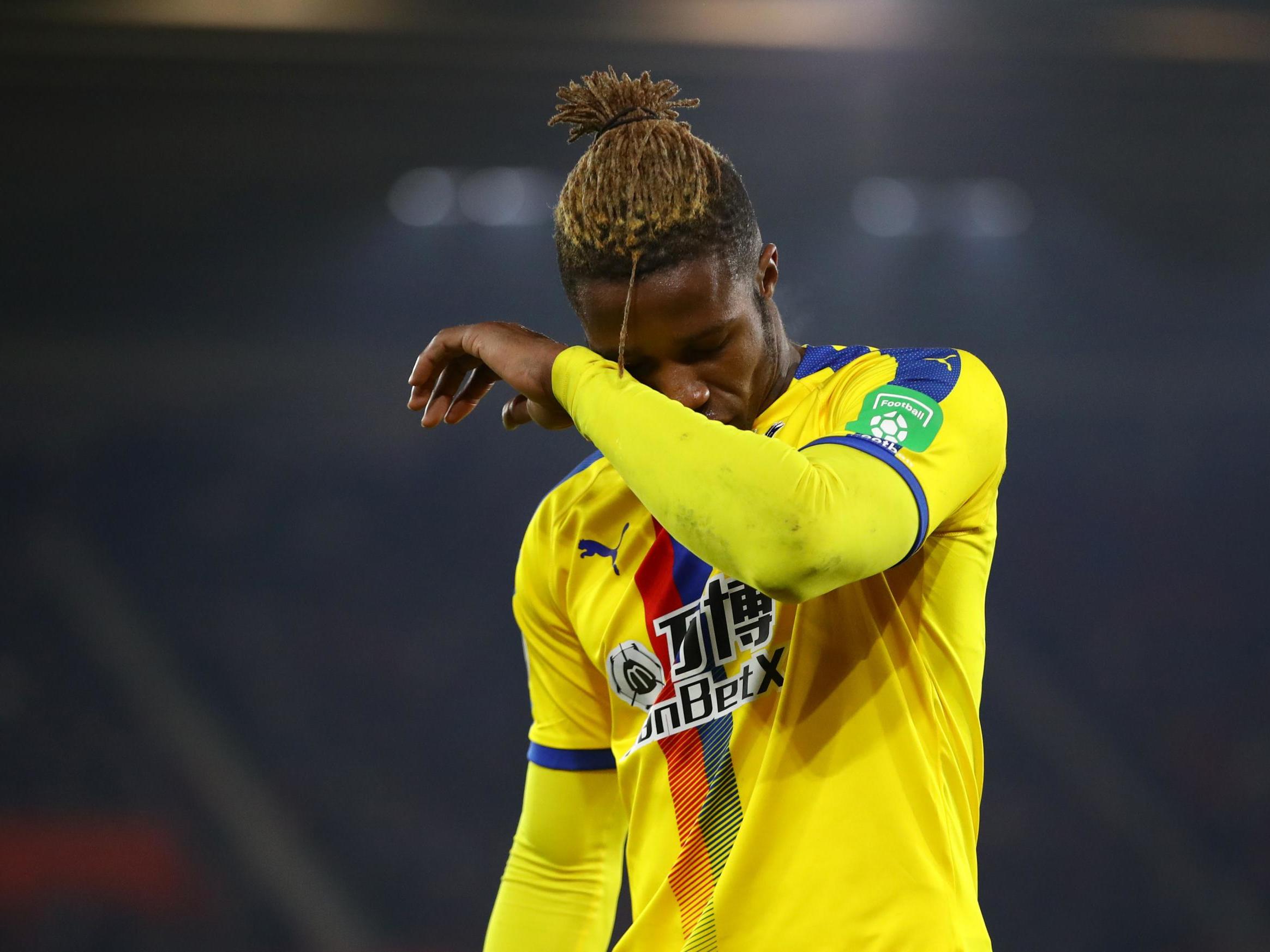 Zaha reacts vs Southampton