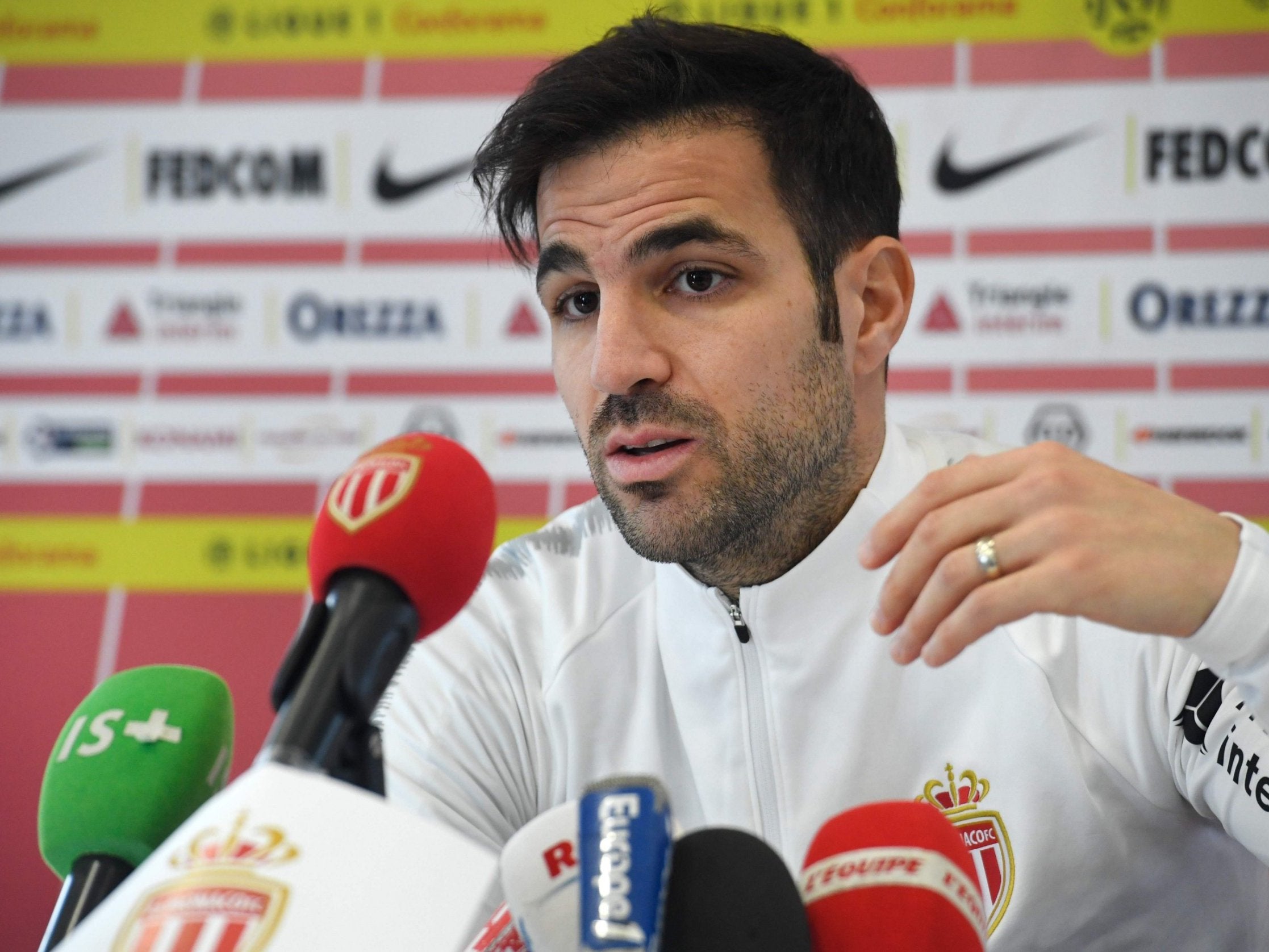 Fabregas has made five appearances for Monaco since joining the club in January