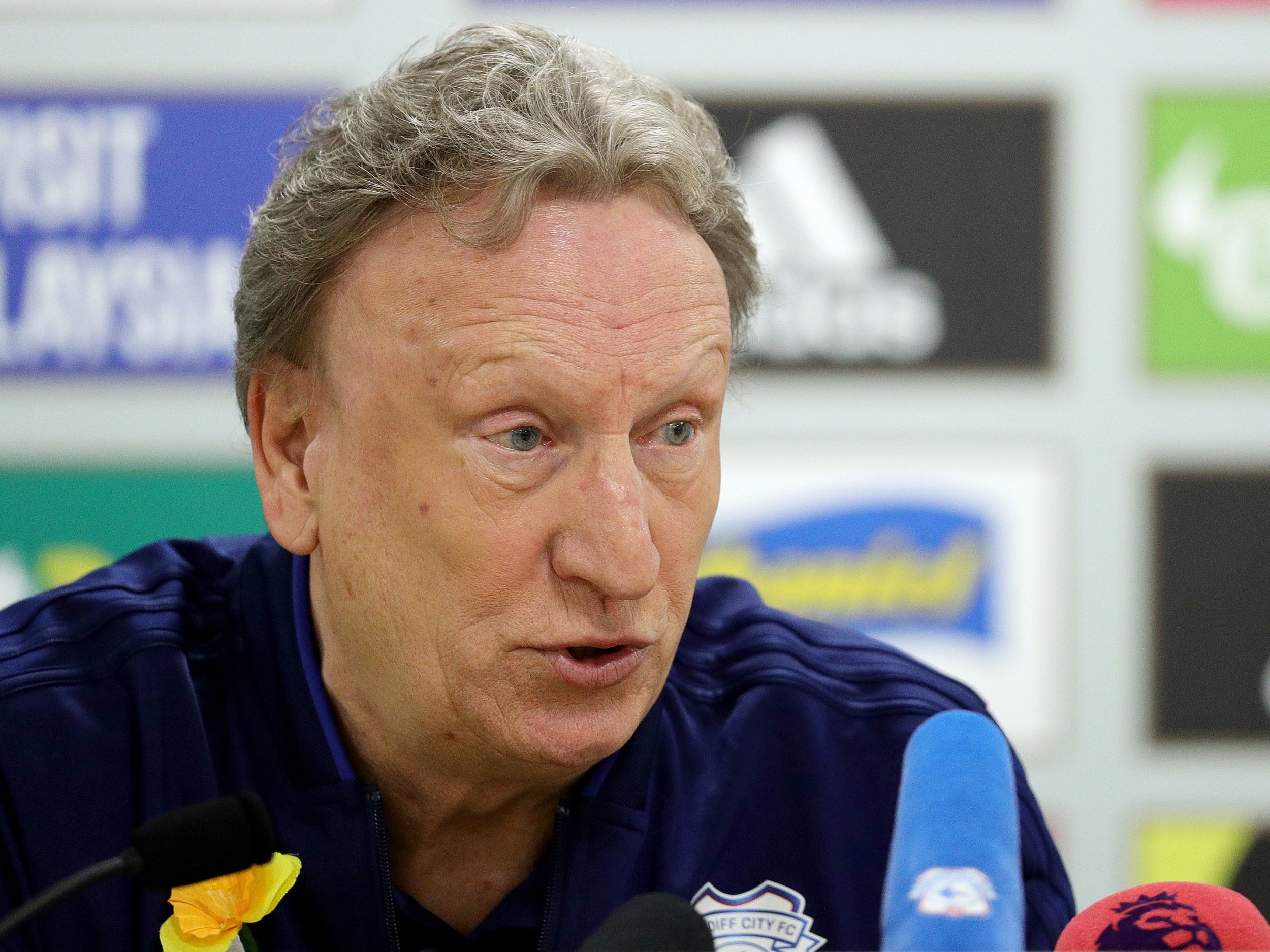 Cardiff have voiced their support for Warnock