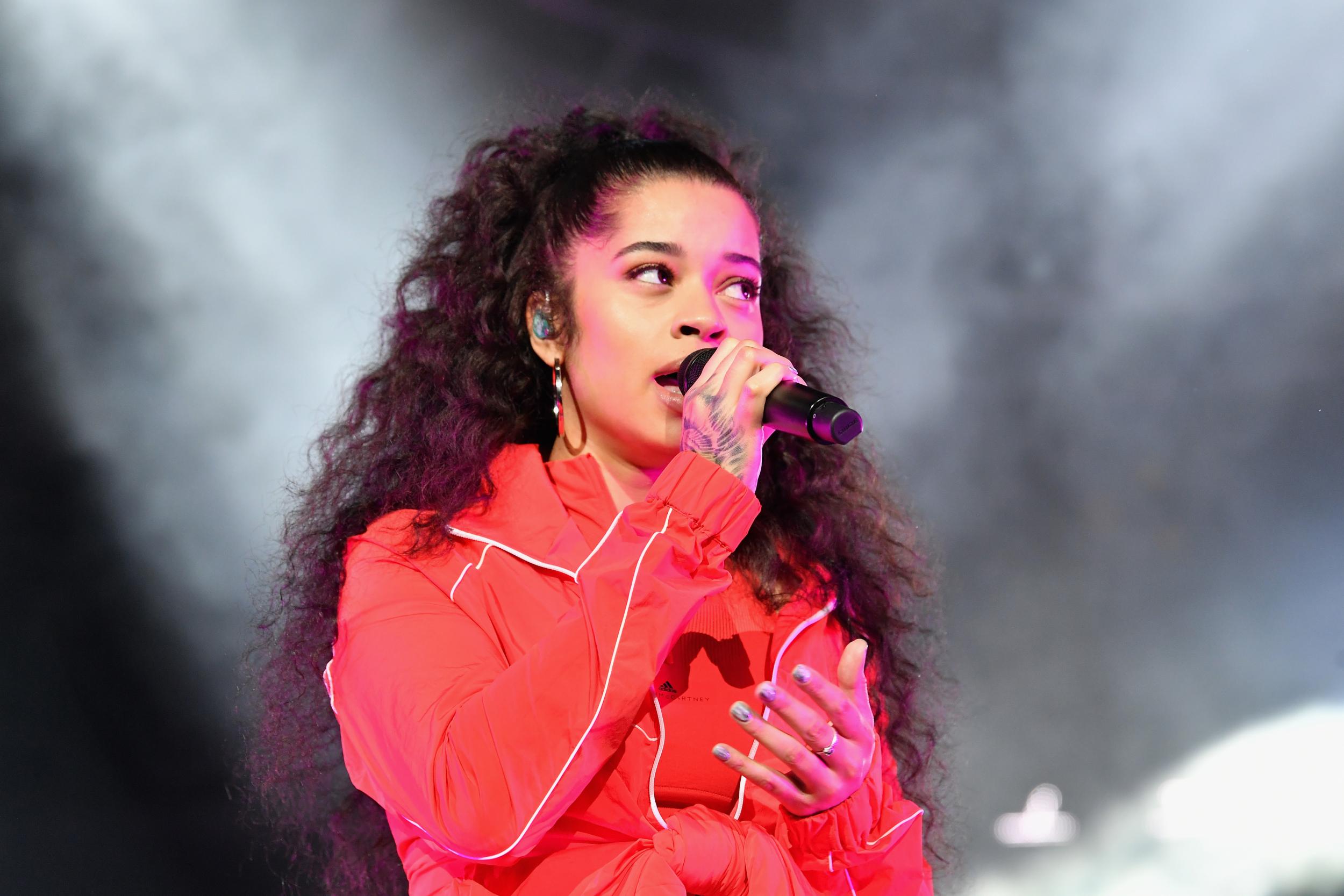 Ella Mai performs at the Staples Centre as part of the 2018 BET Experience