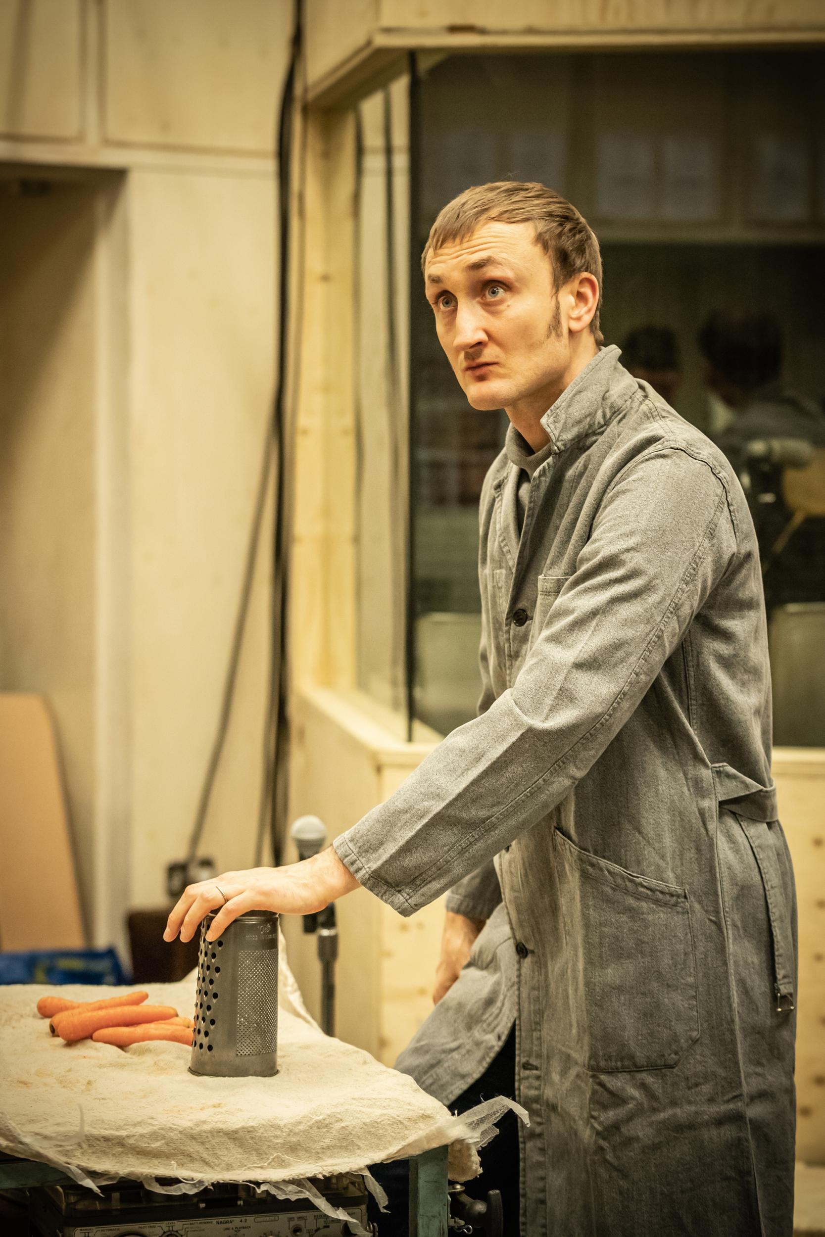 Tom Brooke in the Donmar’s production of ‘Berberian Sound Studio’