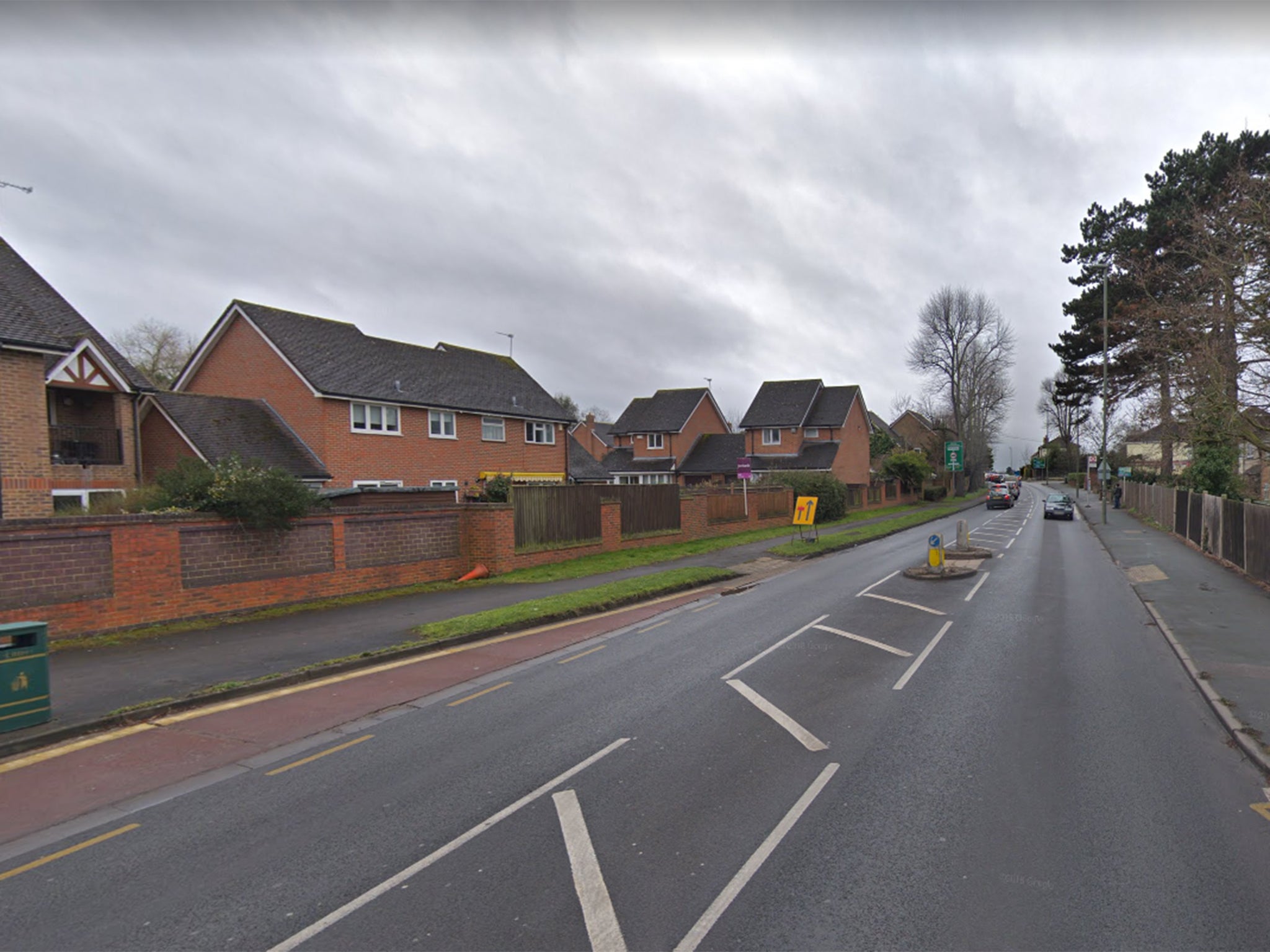 The incident took place on London Road, Surrey