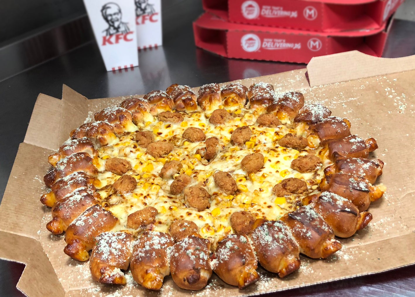 The 'Gravy Supreme' pizza