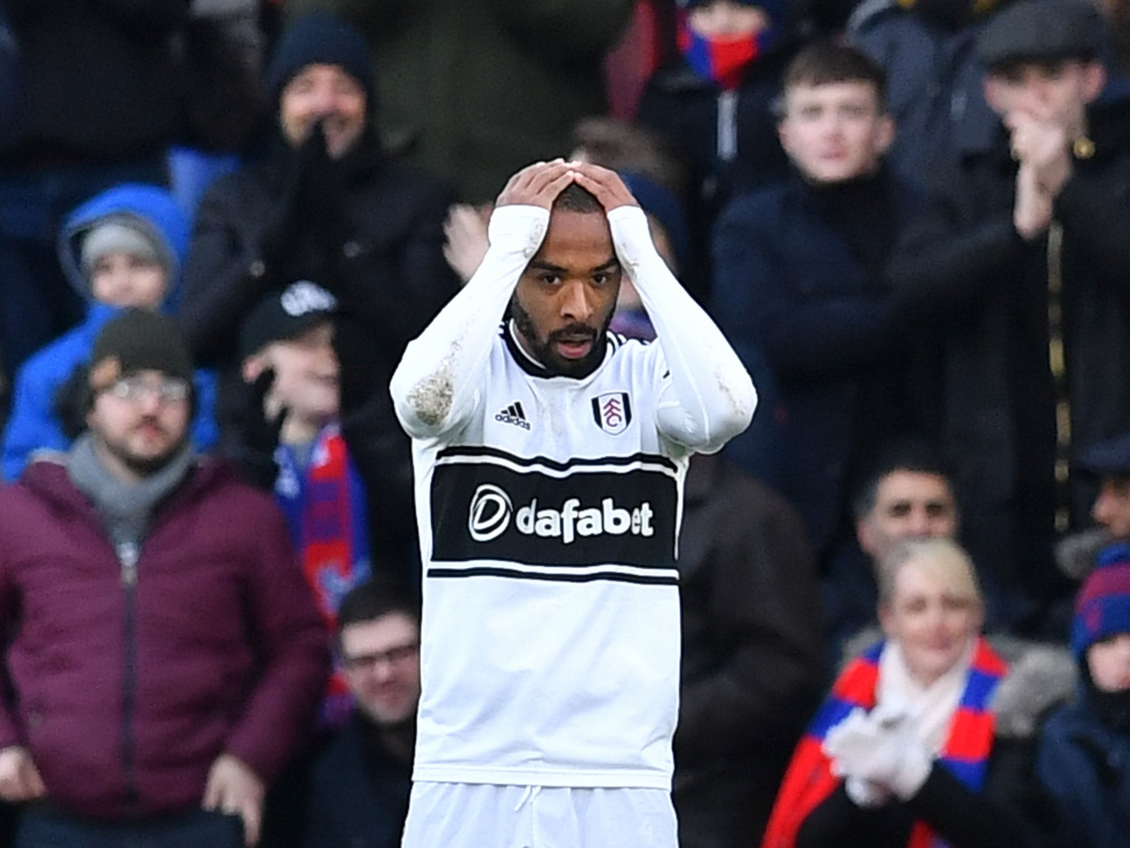 Denis Odoi had a torrid afternoon