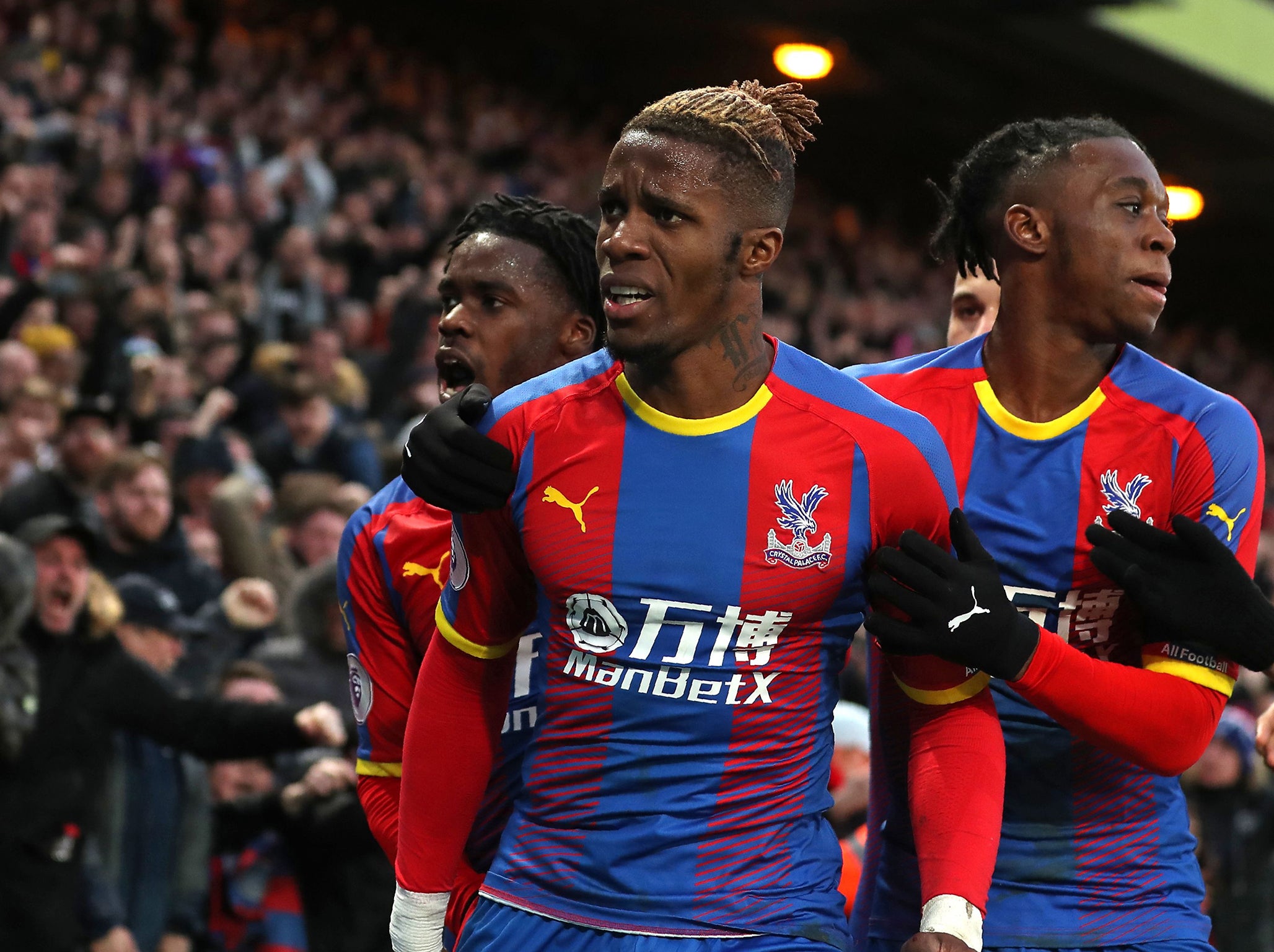 Wilfried Zaha helped Palace salvage a point