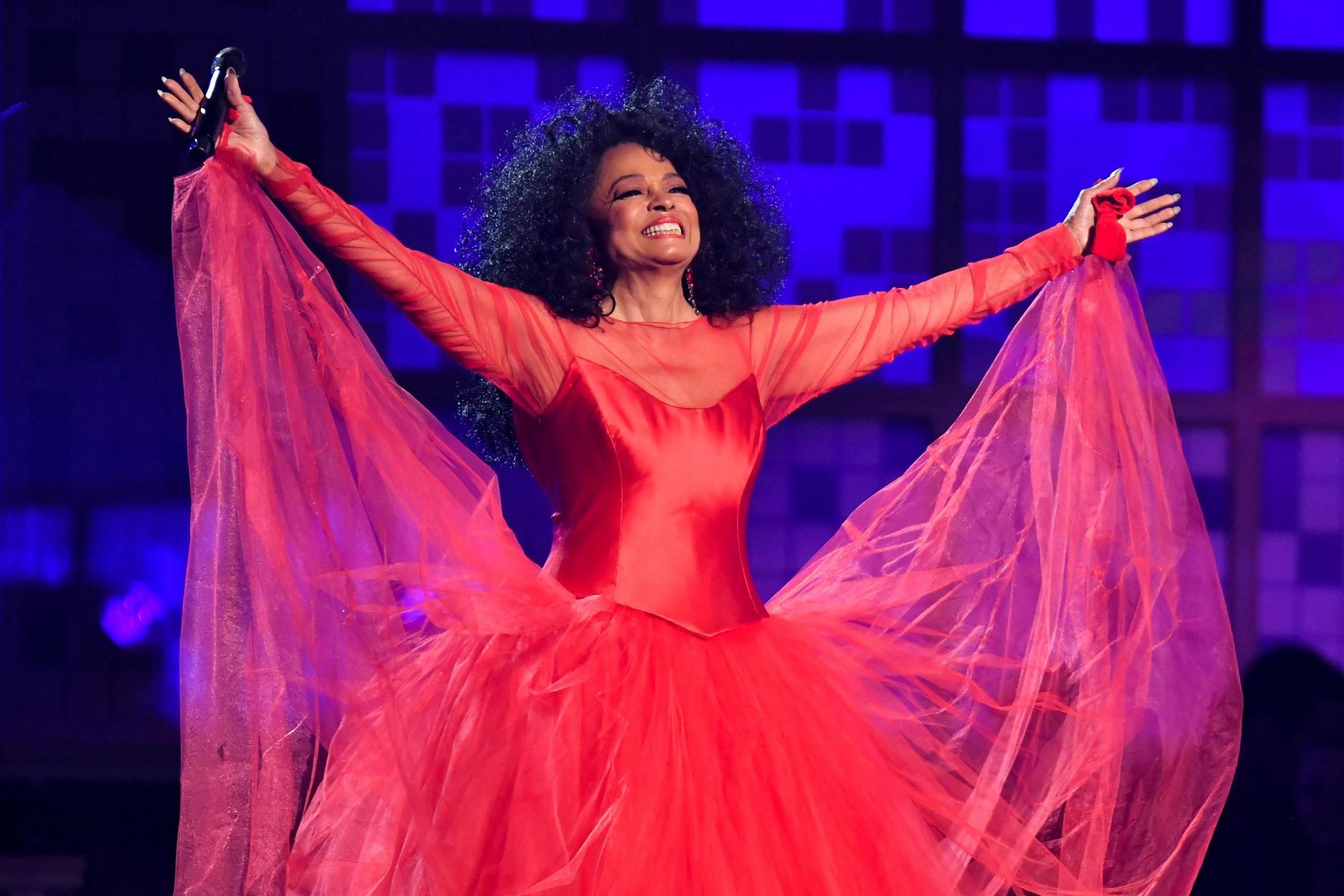 Diana Ross pays tribute to herself at the 2019 Grammys