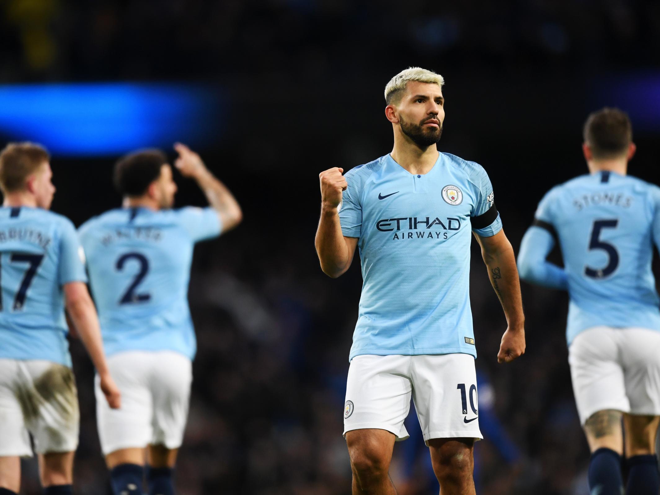 Sergio Aguero is likely to be rested for City