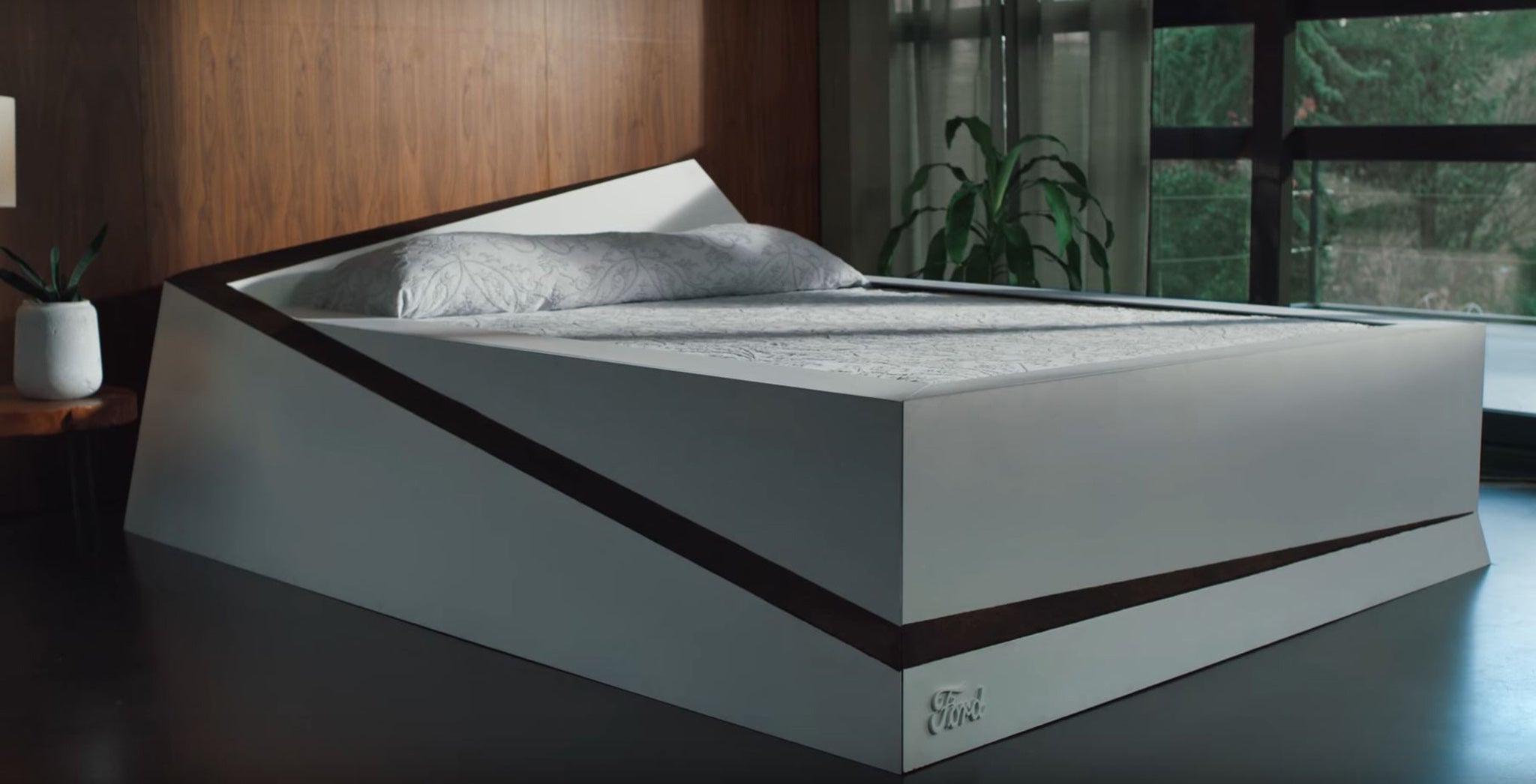 The prototype smart bed developed by Ford