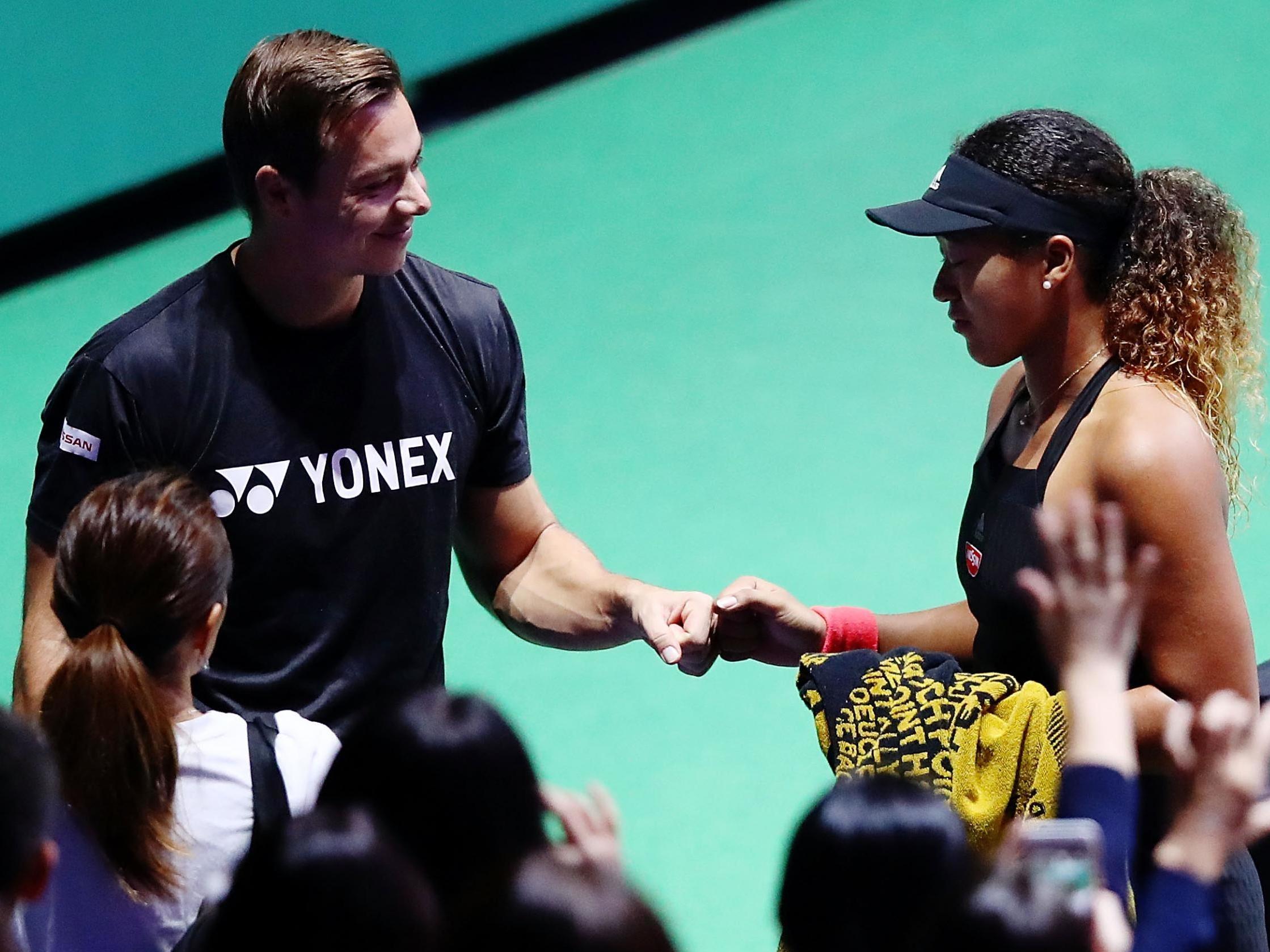 Sascha Bajin had been working with Osaka for 13 months (Getty Images)