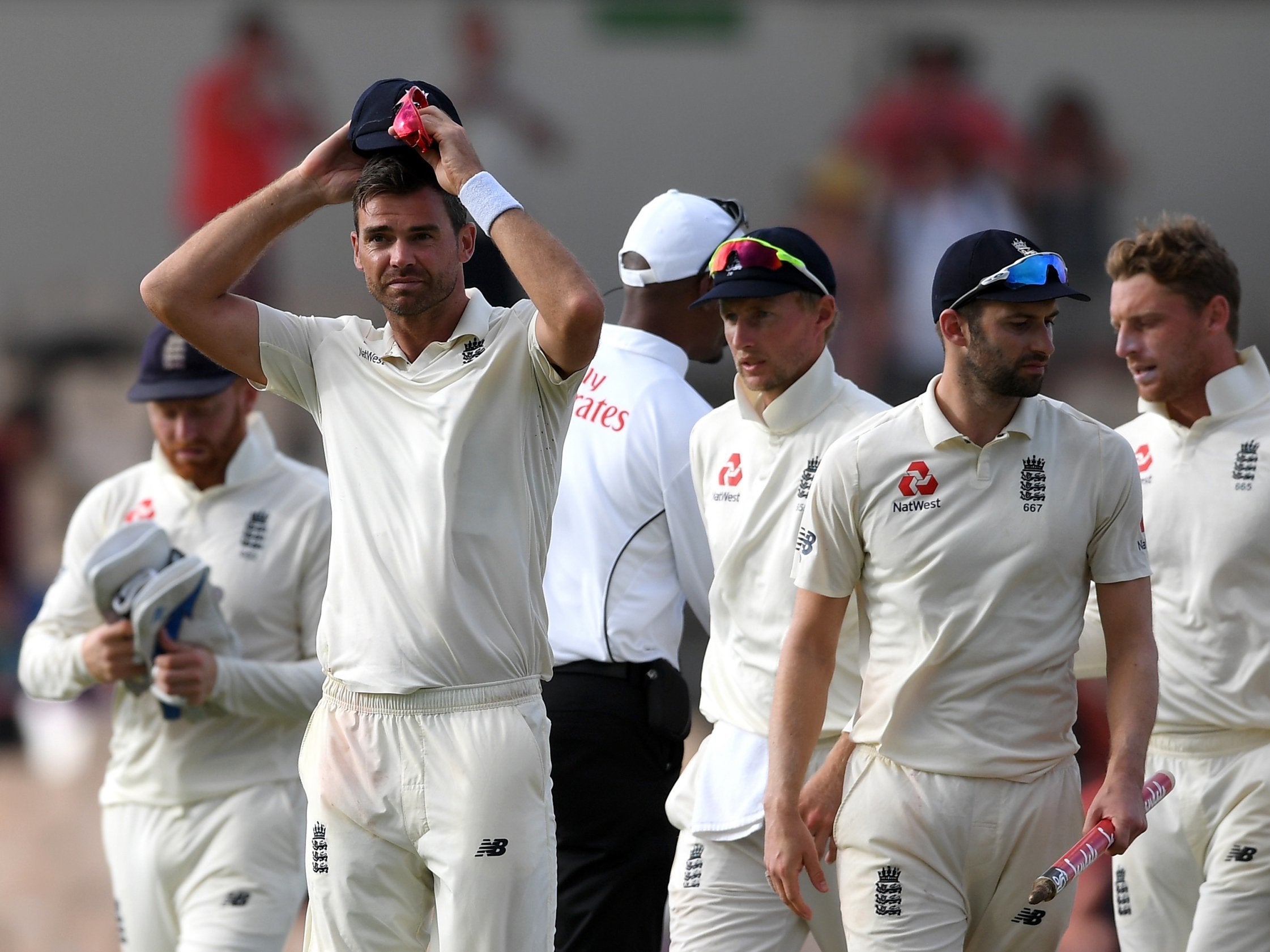 James Anderson was England’s star performer on day four