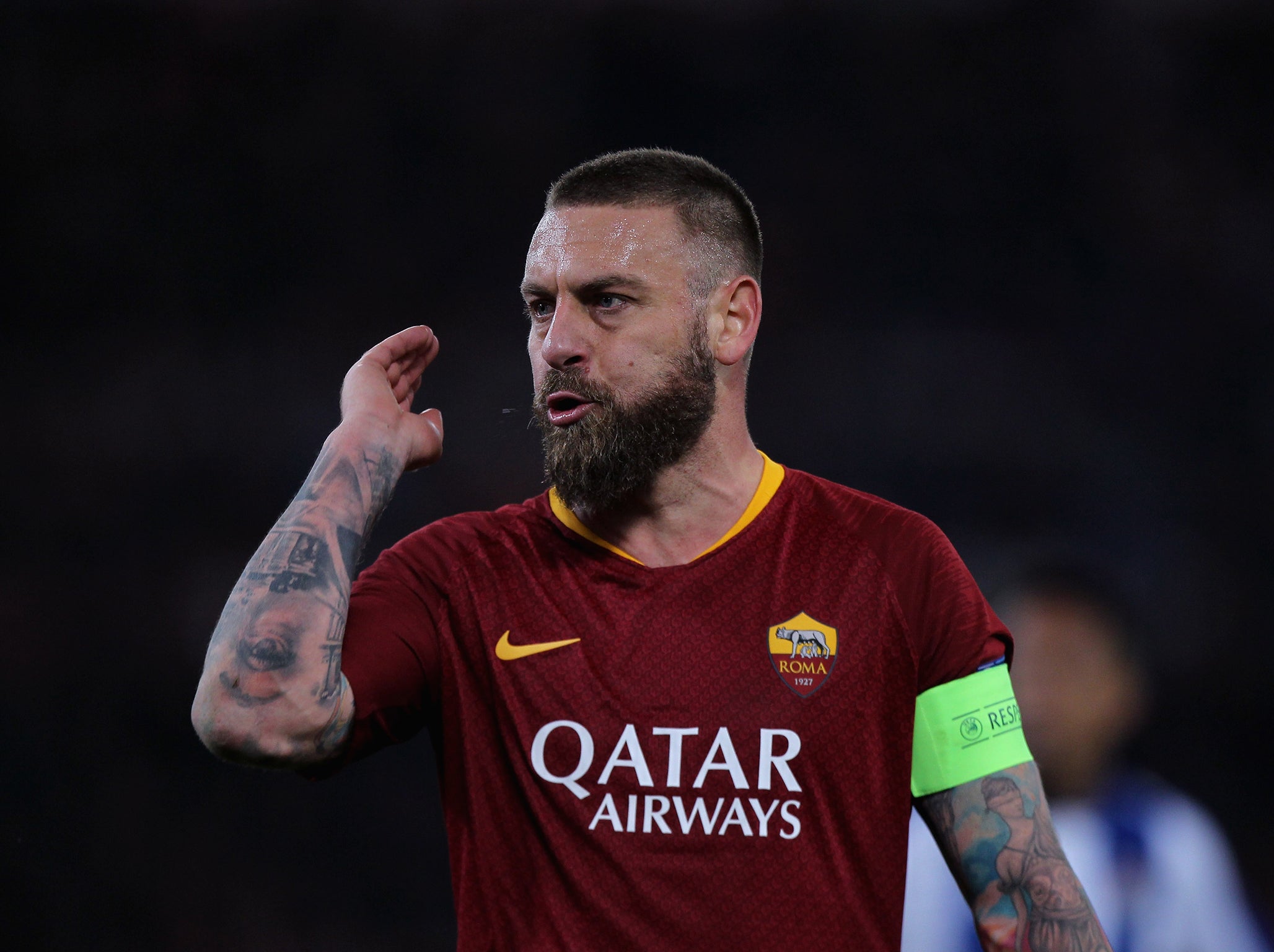 Daniele De Rossi spoke after the final whistle